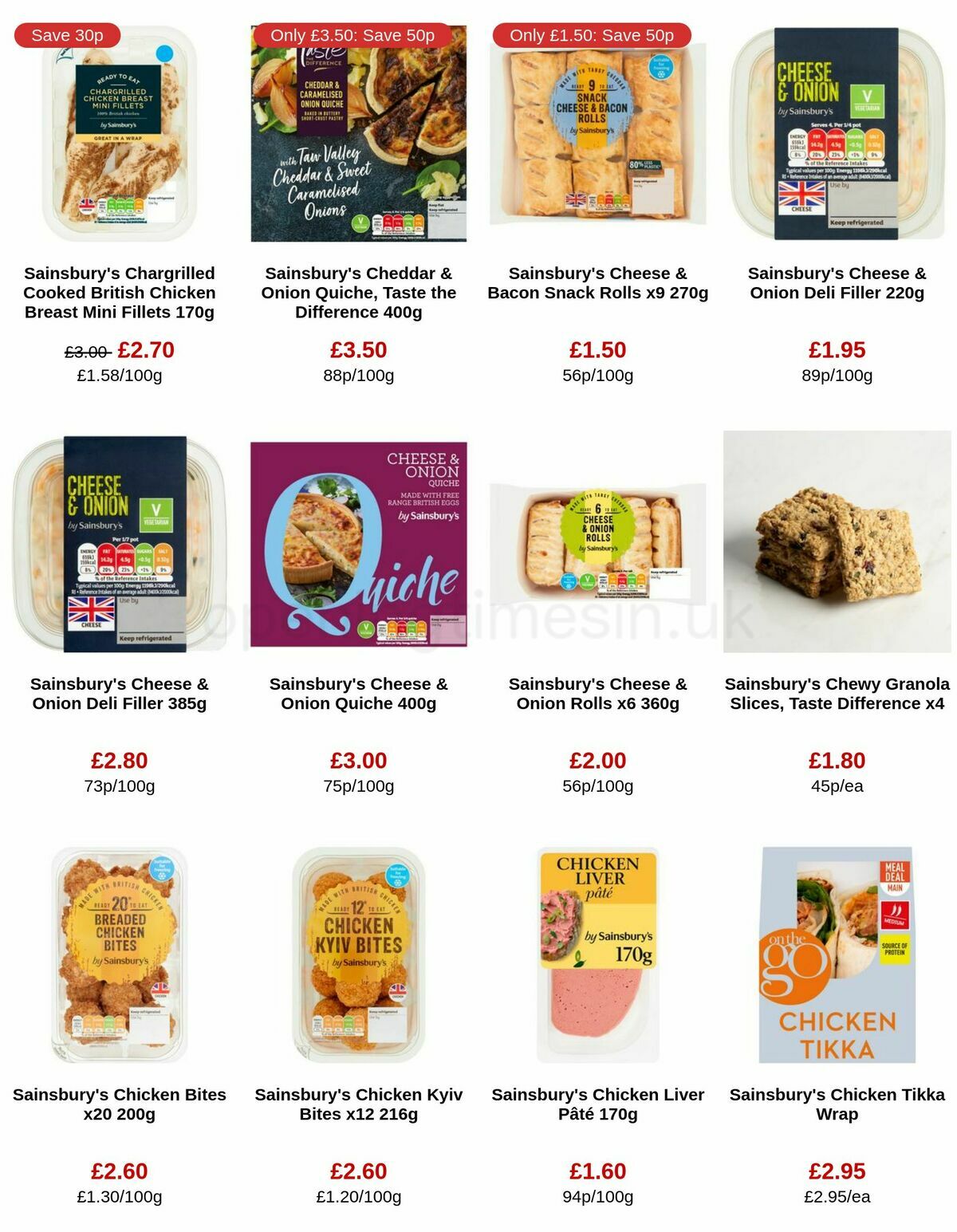 Sainsbury's Offers from 12 May