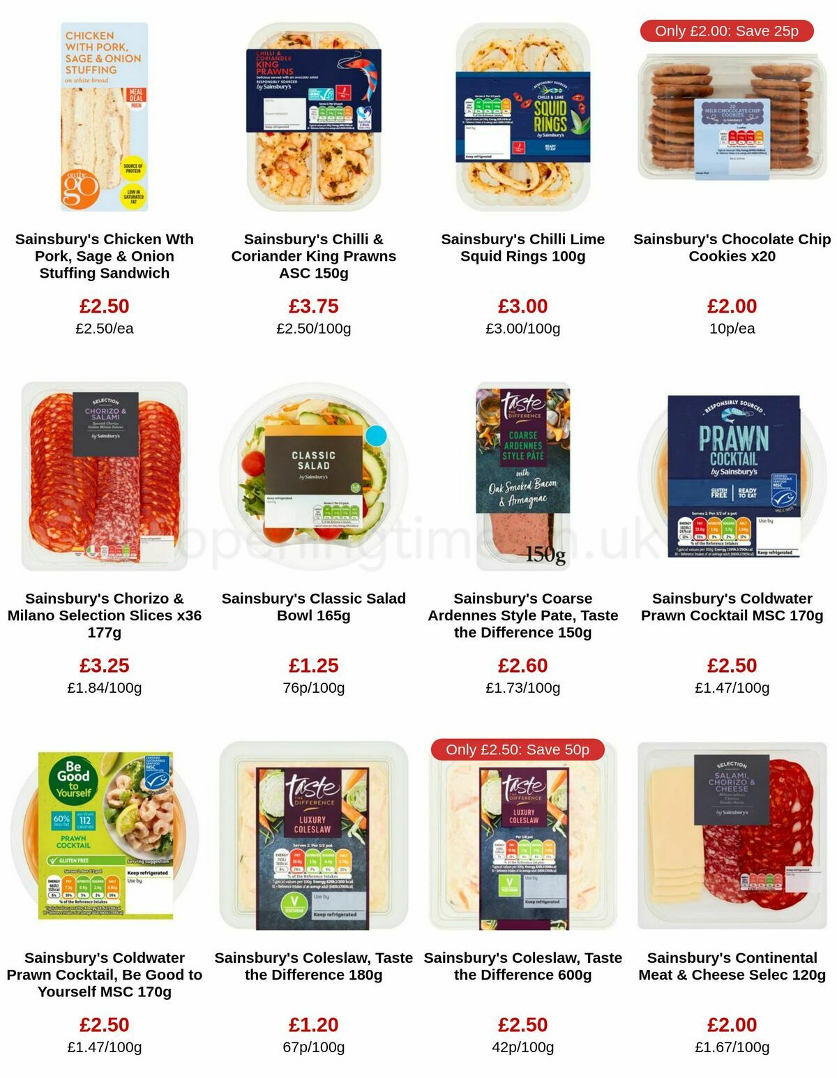 Sainsbury's Offers from 12 May