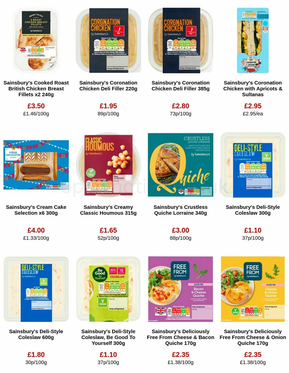 Sainsbury's Offers from 12 May
