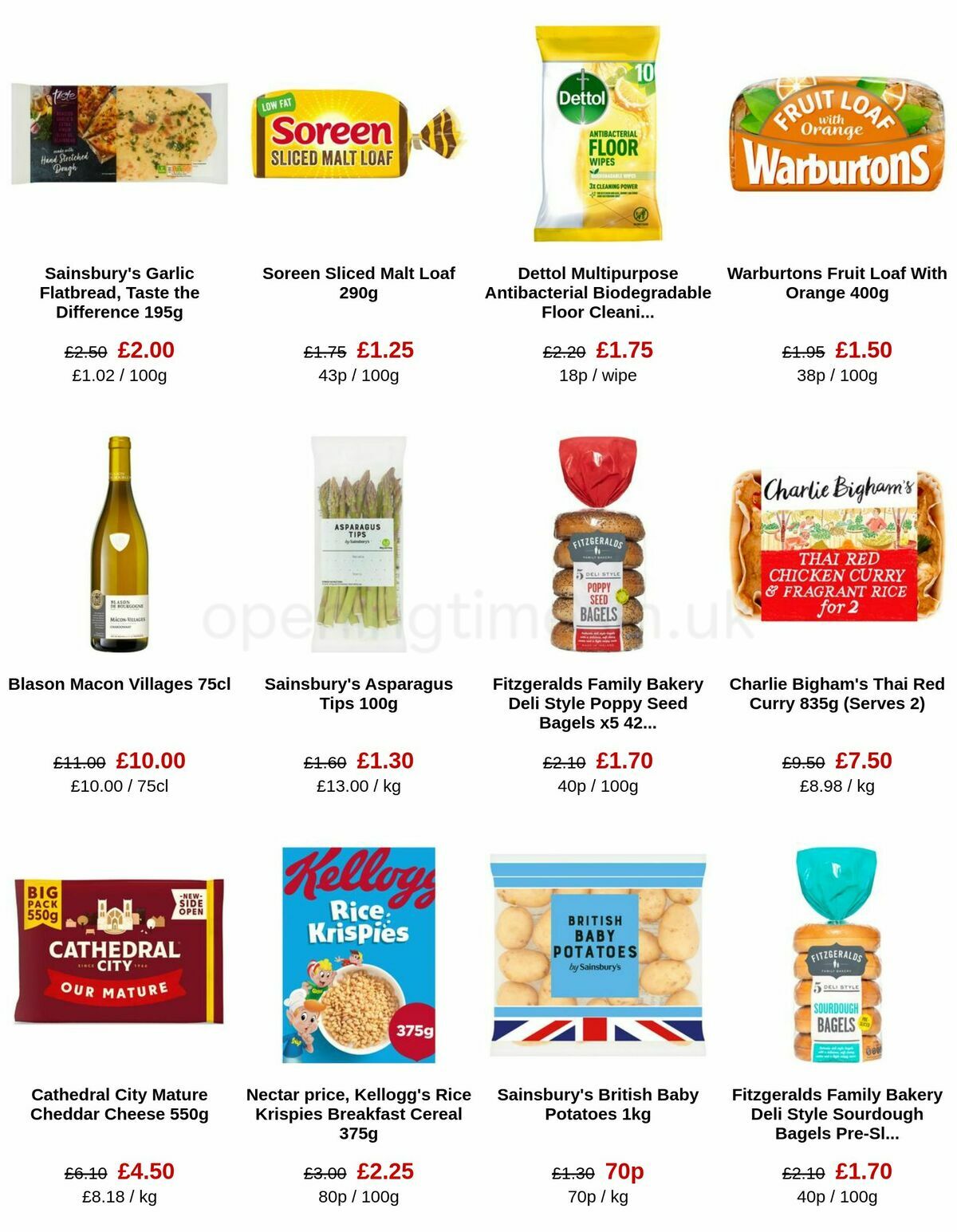 Sainsbury's Offers from 12 May