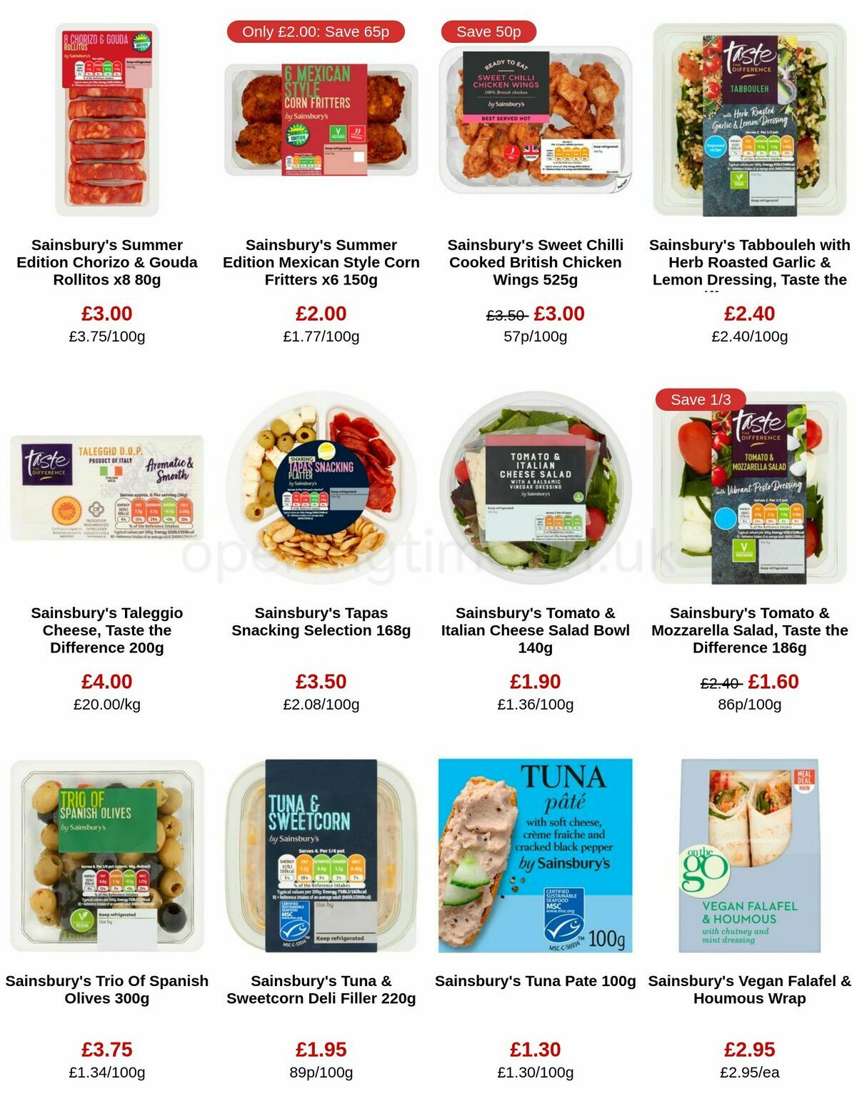 Sainsbury's Offers from 12 May