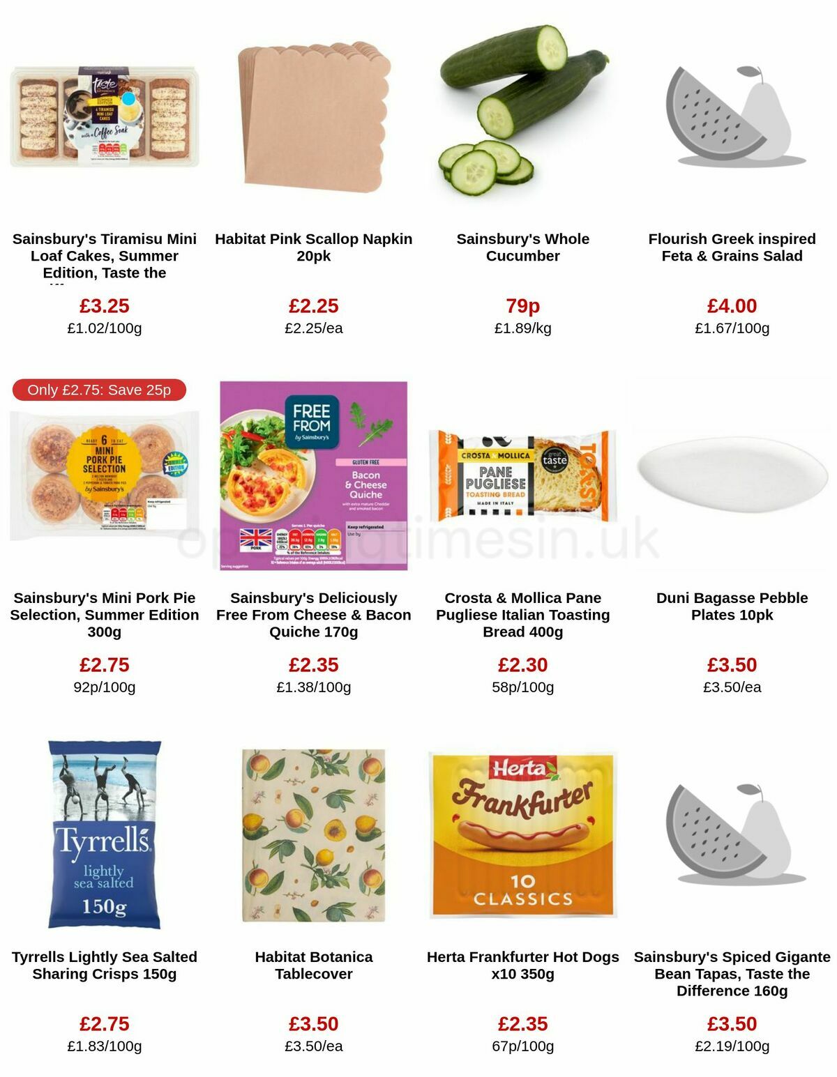 Sainsbury's Offers from 19 May