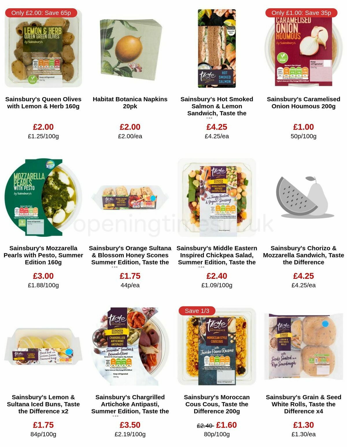 Sainsbury's Offers from 19 May