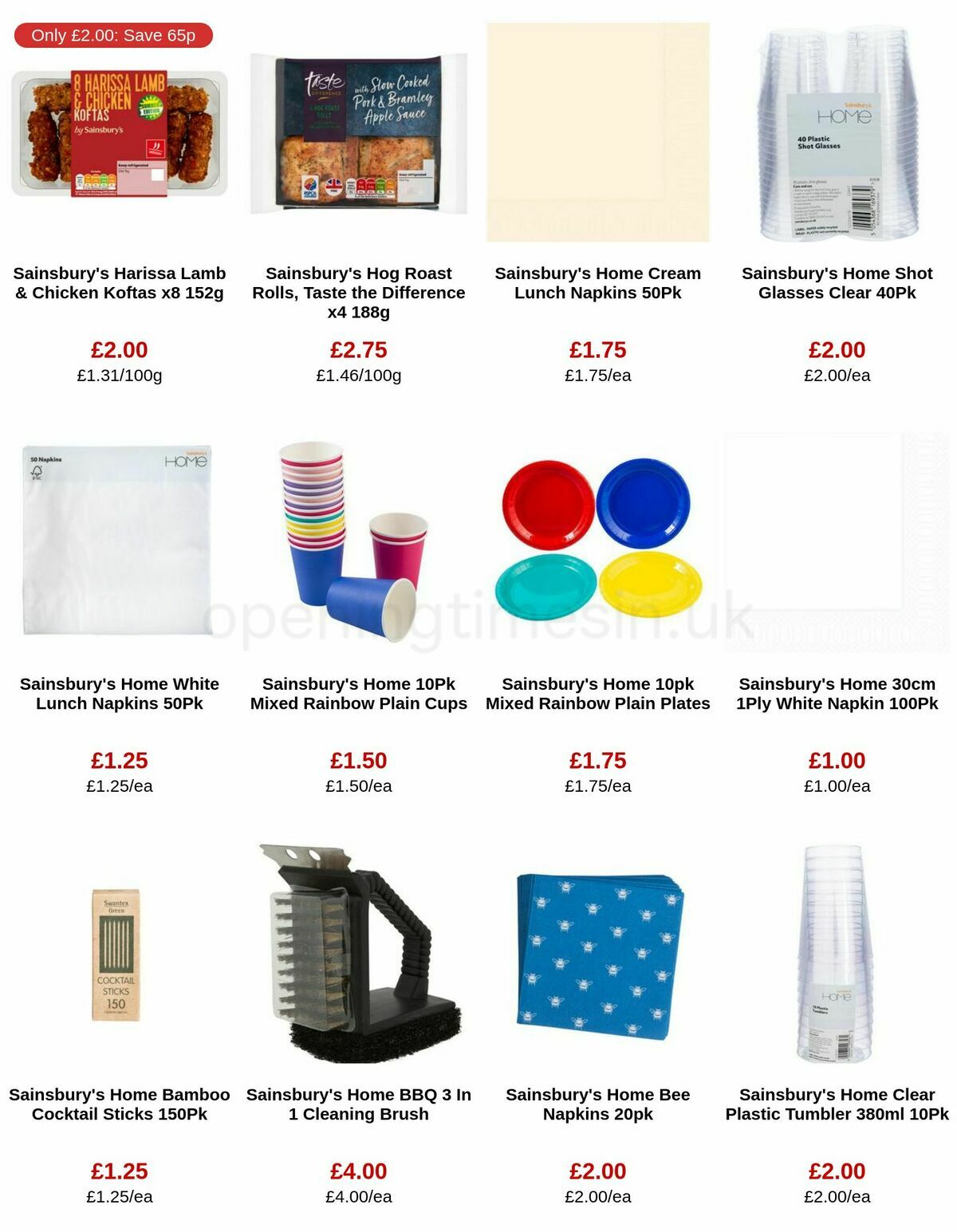 Sainsbury's Offers from 19 May