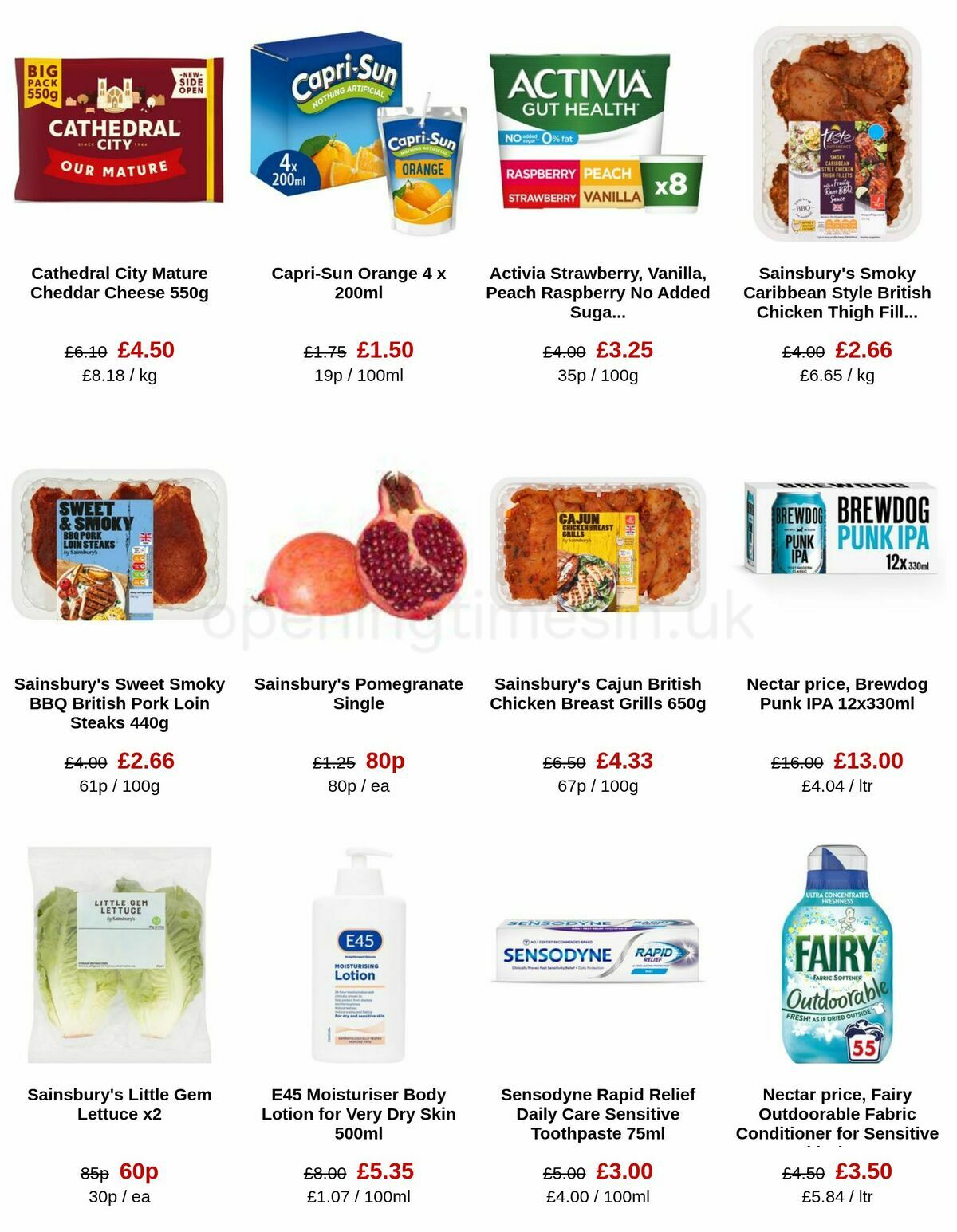 Sainsbury's Offers from 26 May