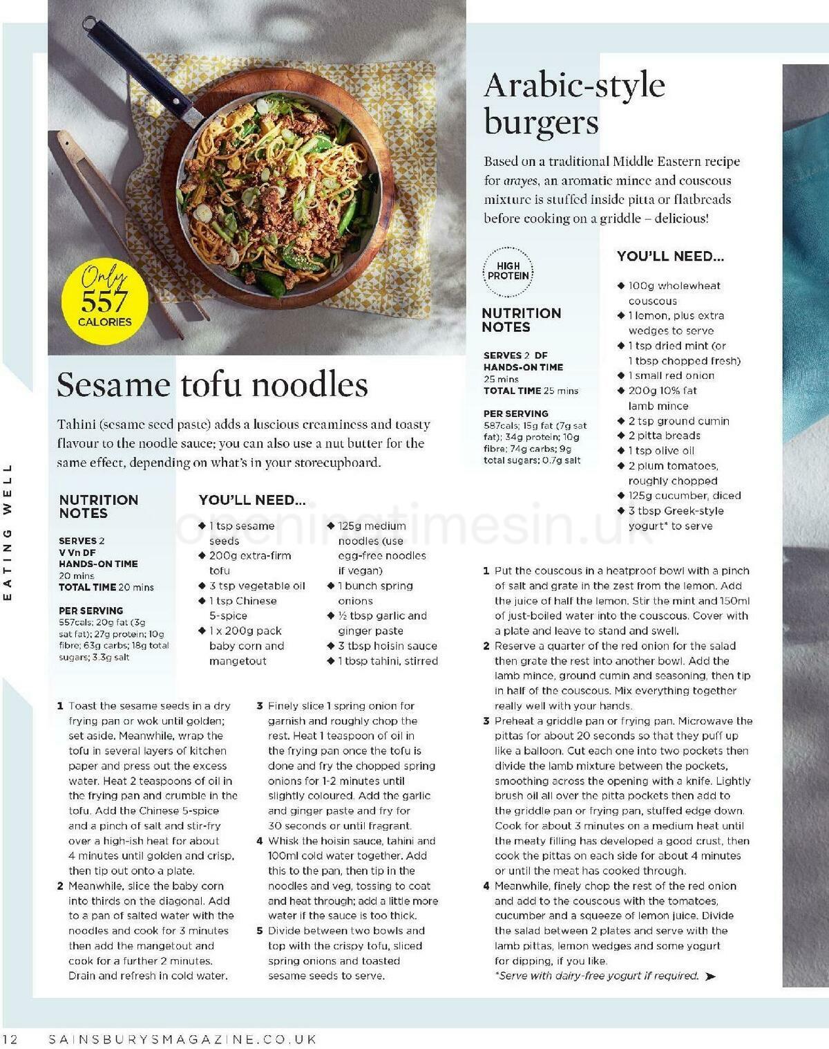 Sainsbury's Magazine June Offers from 1 June