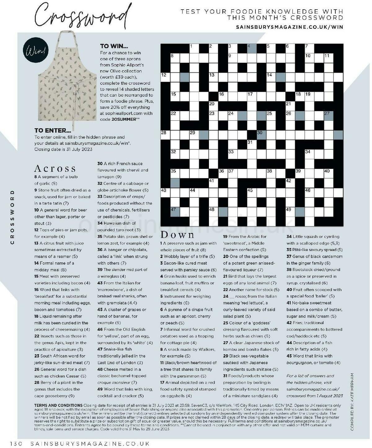 Sainsbury's Magazine June Offers from 1 June