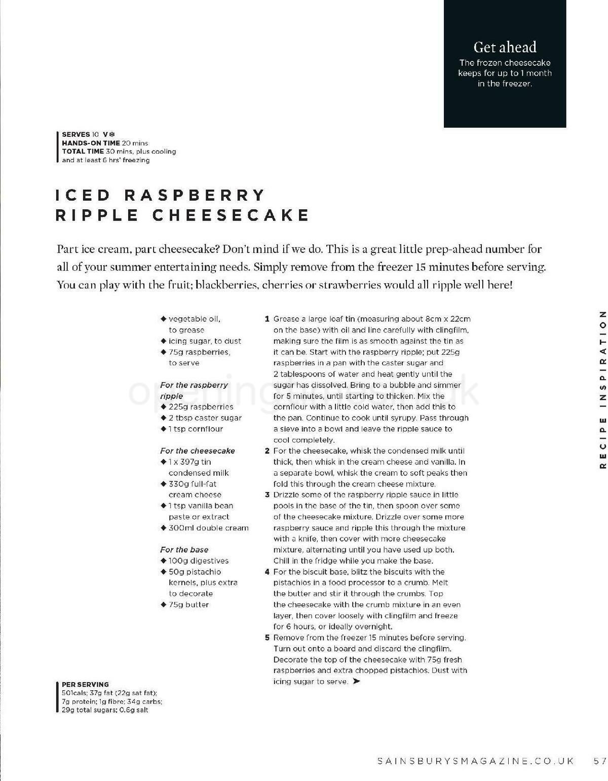 Sainsbury's Magazine June Offers from 1 June