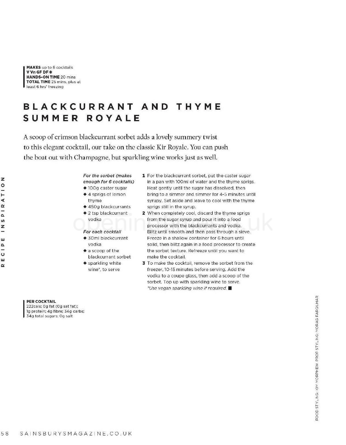 Sainsbury's Magazine June Offers from 1 June