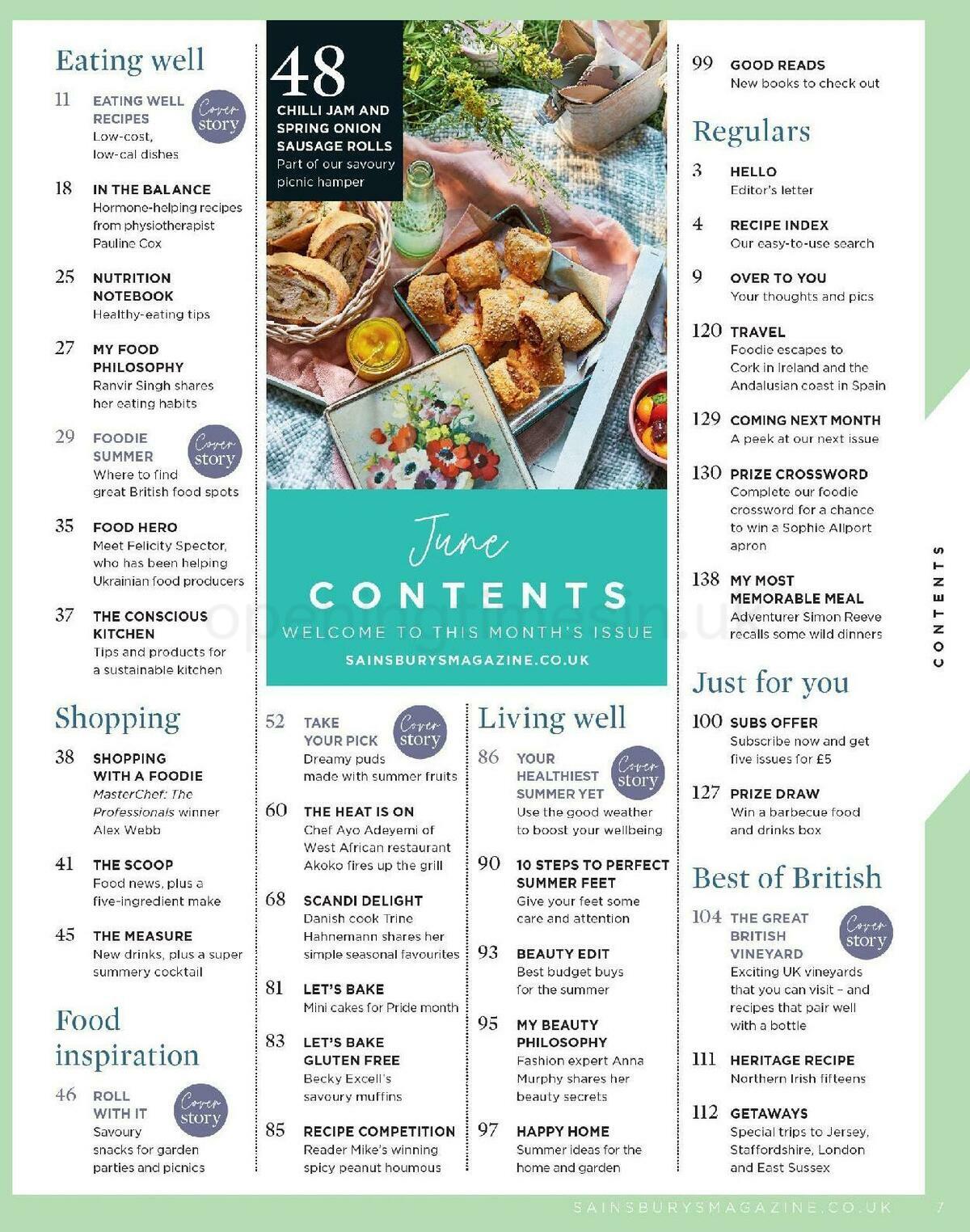 Sainsbury's Magazine June Offers from 1 June