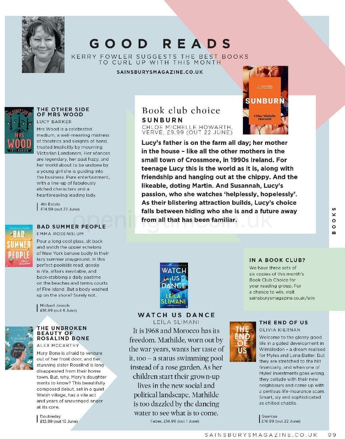 Sainsbury's Magazine June Offers from 1 June