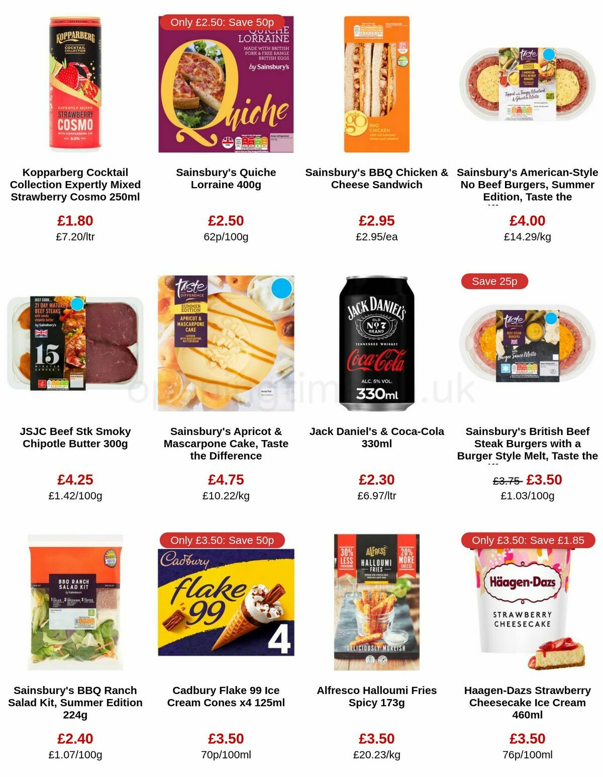 Sainsbury's Offers from 9 June