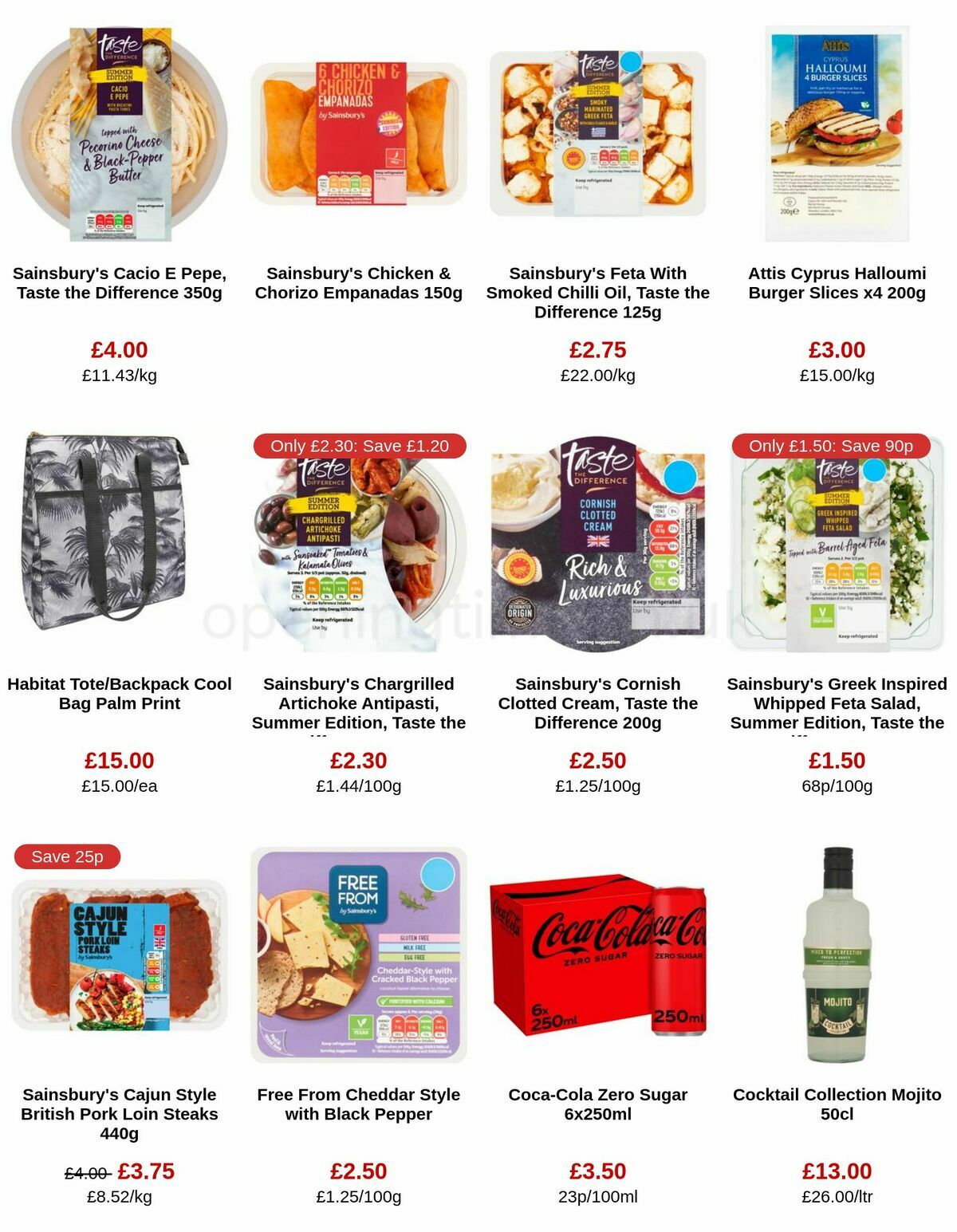 Sainsbury's Offers from 9 June