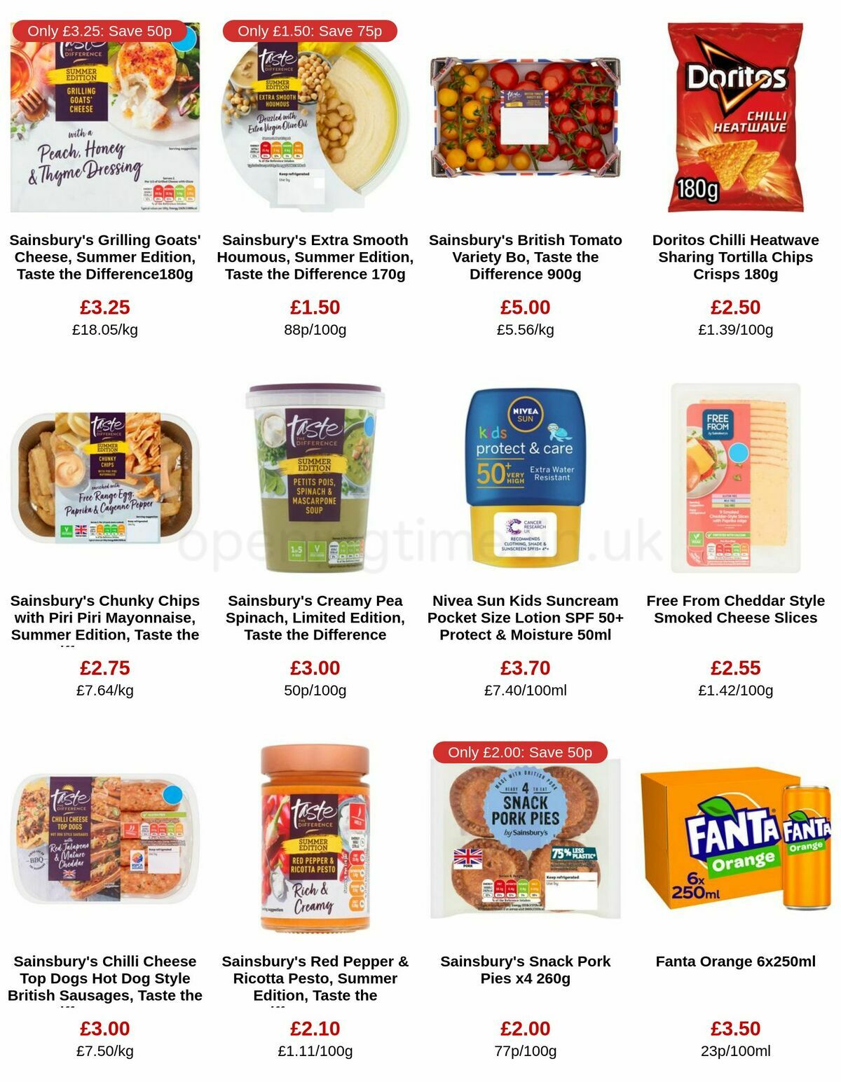 Sainsbury's Offers from 9 June