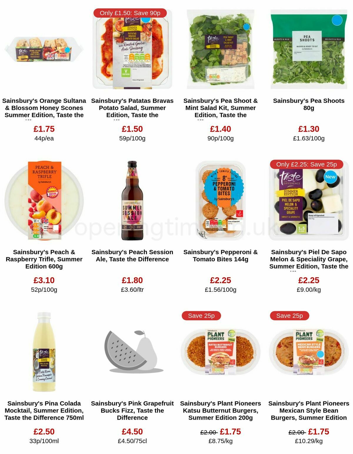 Sainsbury's Offers from 9 June