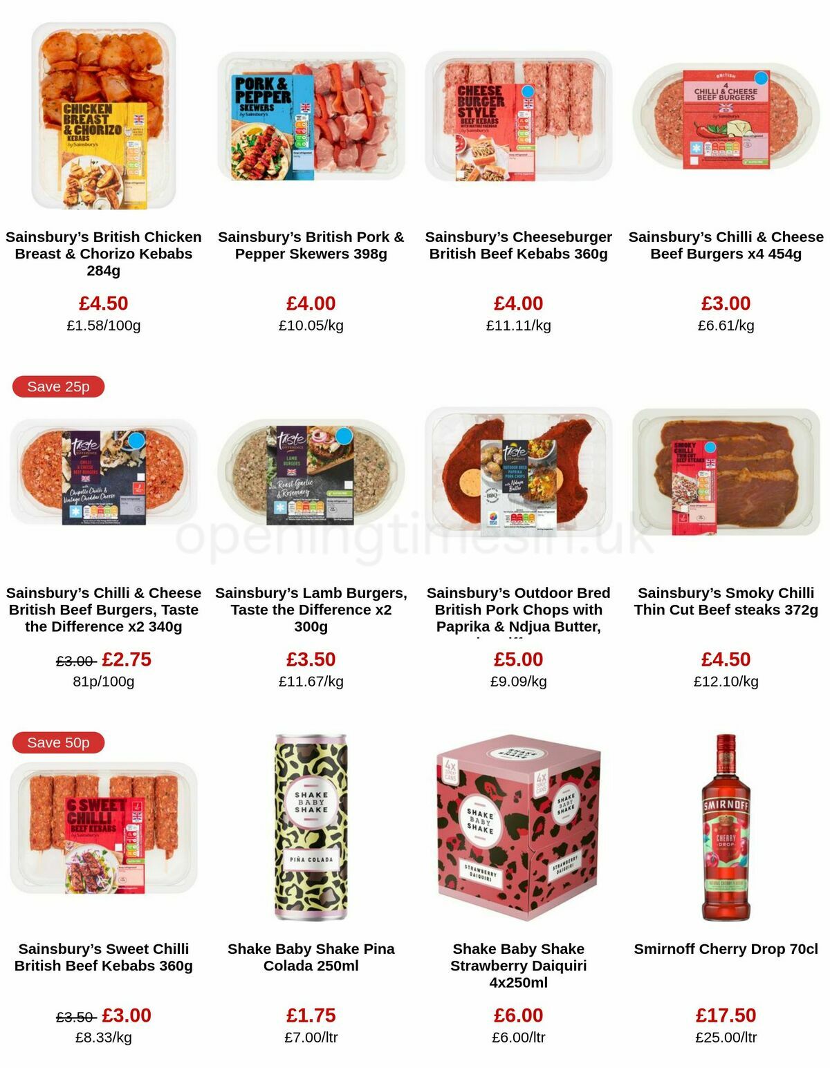 Sainsbury's Offers from 9 June
