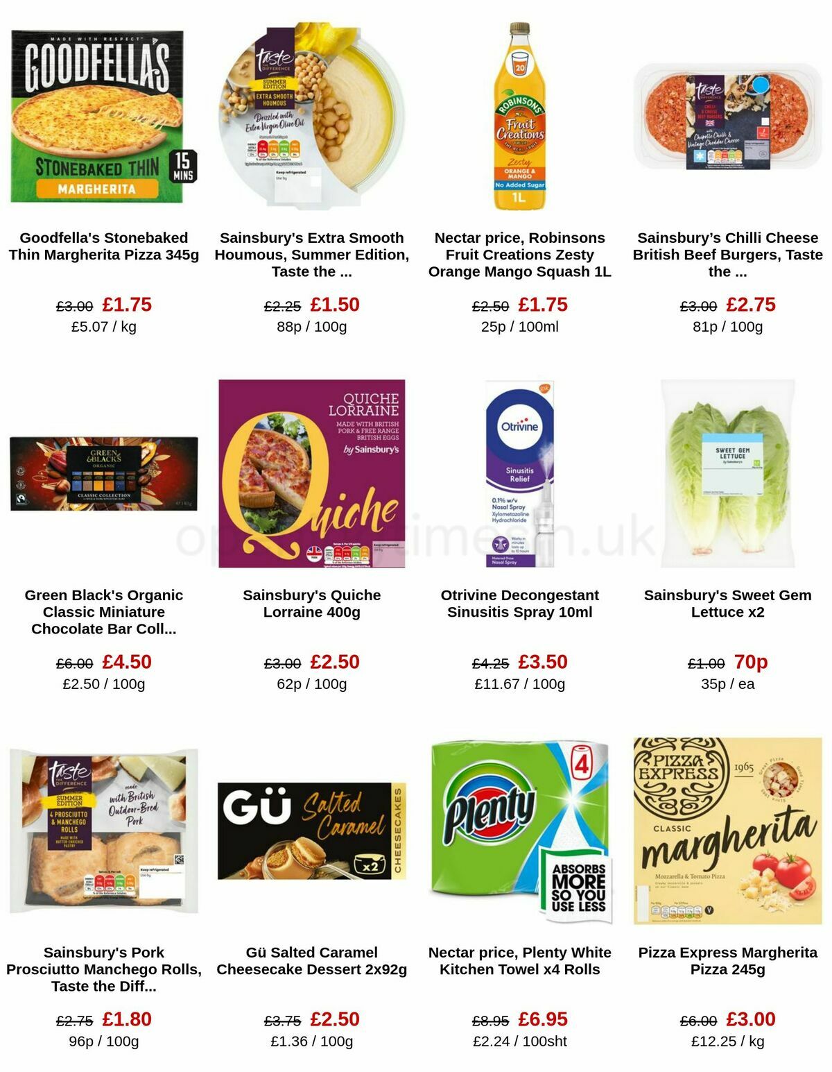 Sainsbury's Offers from 9 June