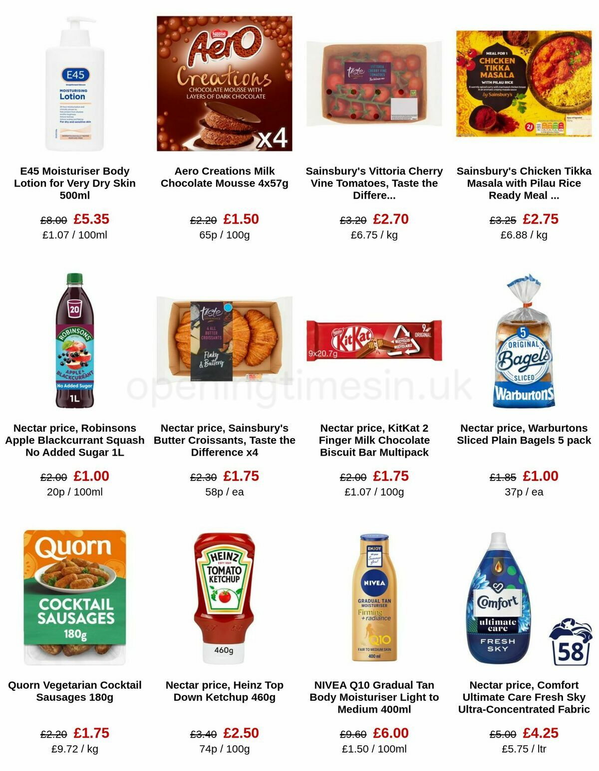 Sainsbury's Offers from 9 June
