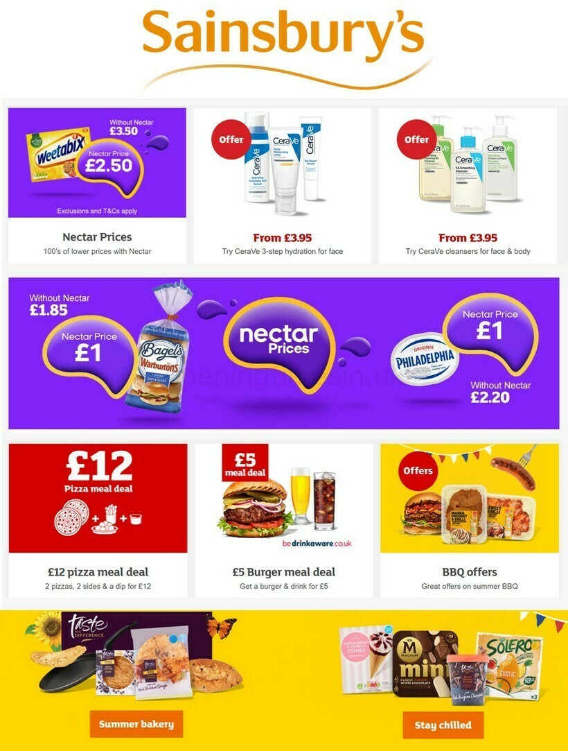 Sainsbury's Offers from 16 June