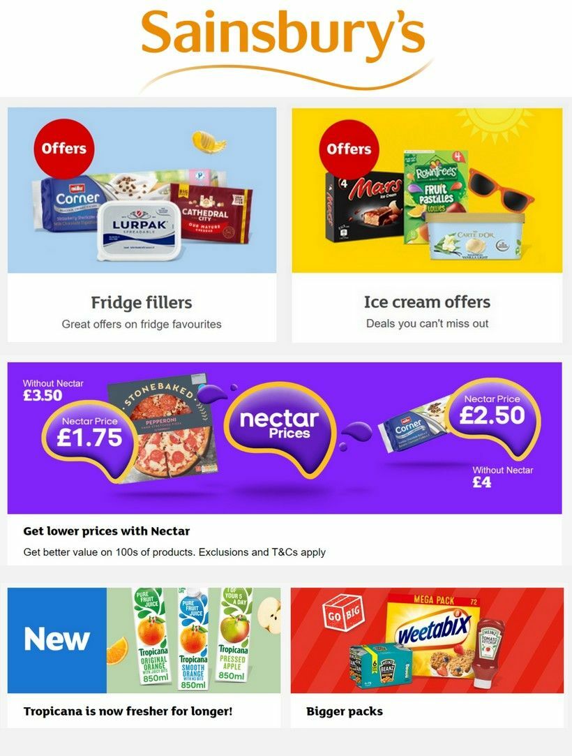 Sainsbury's Offers from 30 June