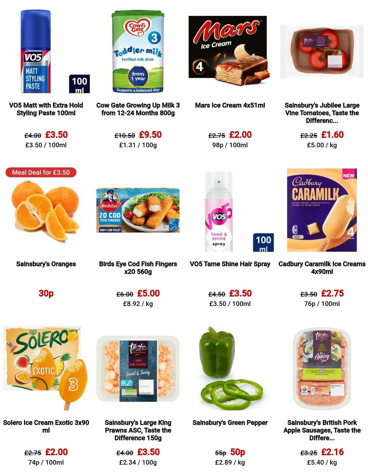 Sainsbury's Offers from 6 July