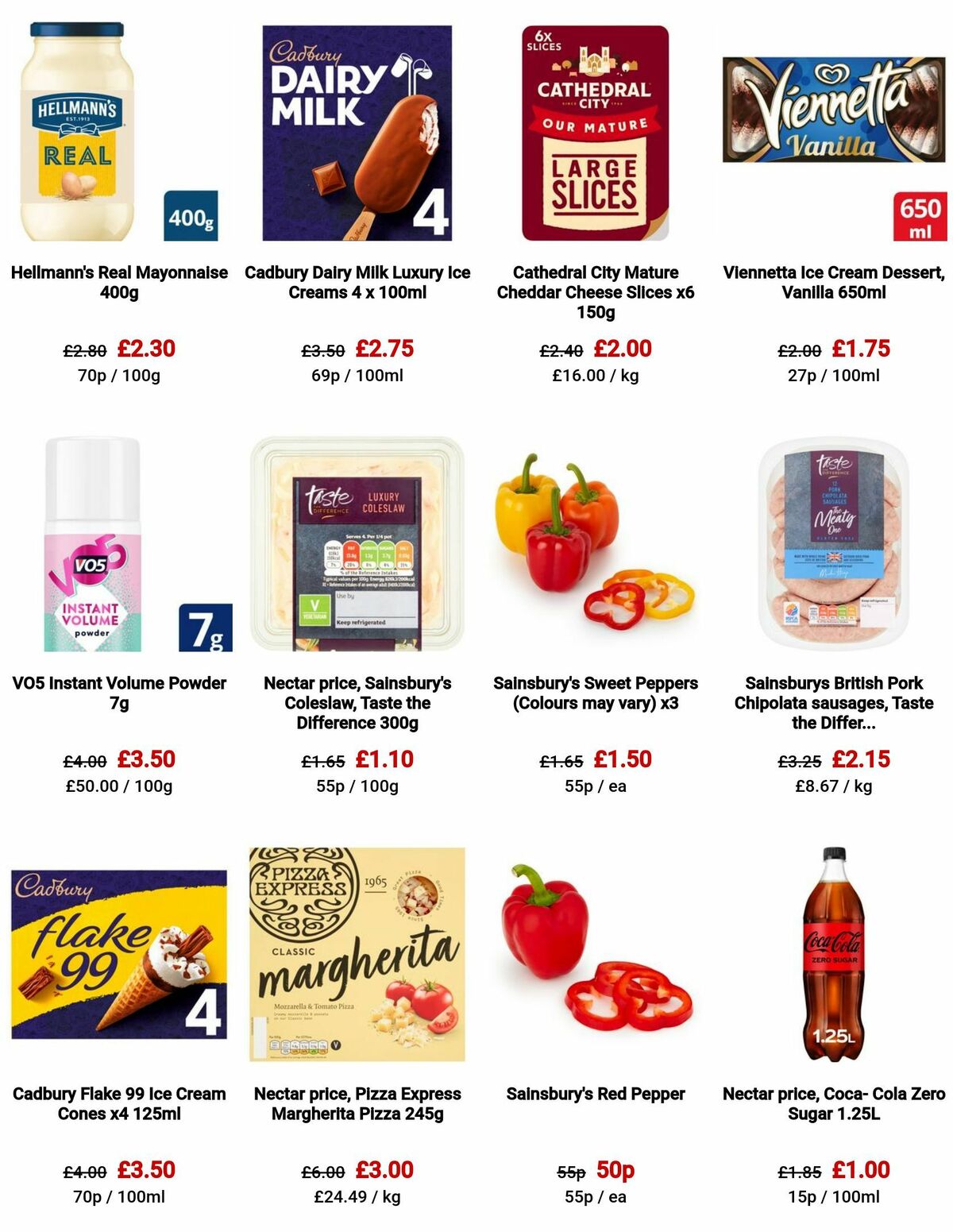 Sainsbury's Offers from 13 July