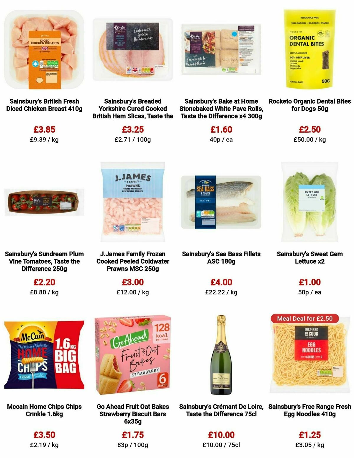 Sainsbury's Offers from 4 August