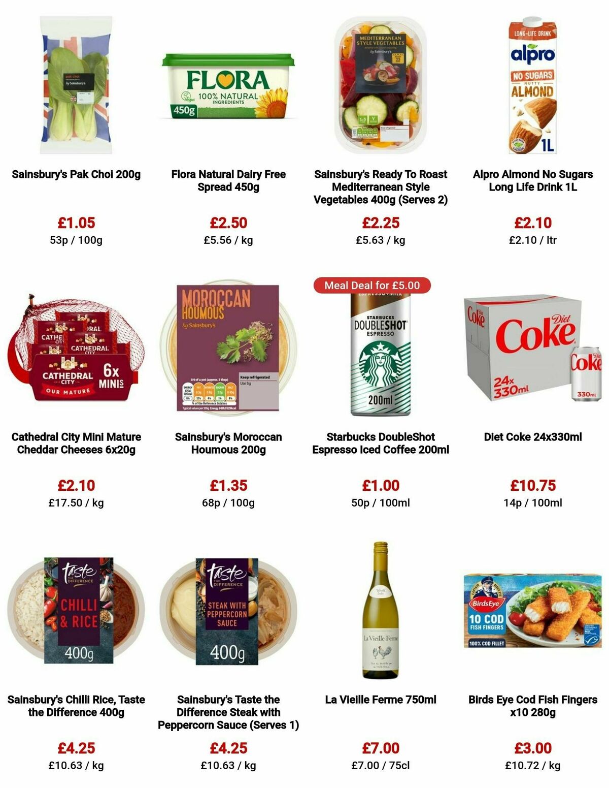 Sainsbury's Offers from 4 August