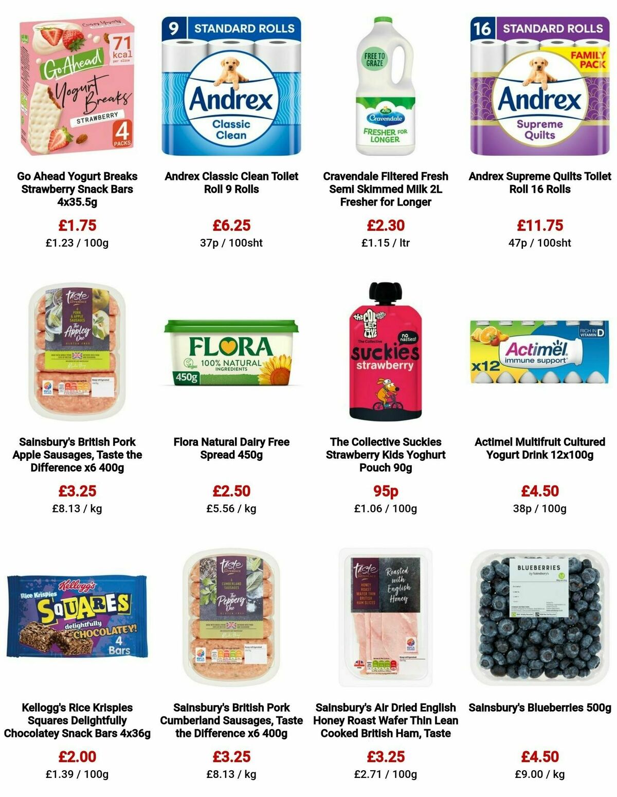 Sainsbury's Offers from 4 August