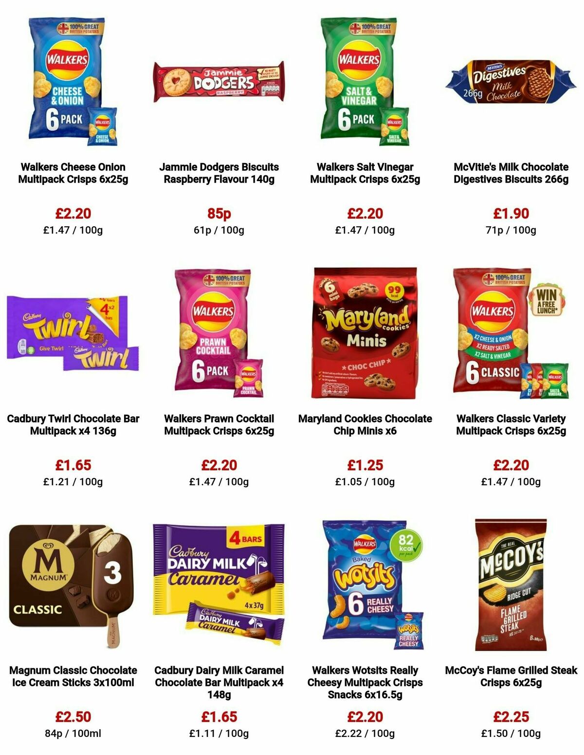 Sainsbury's Offers from 4 August