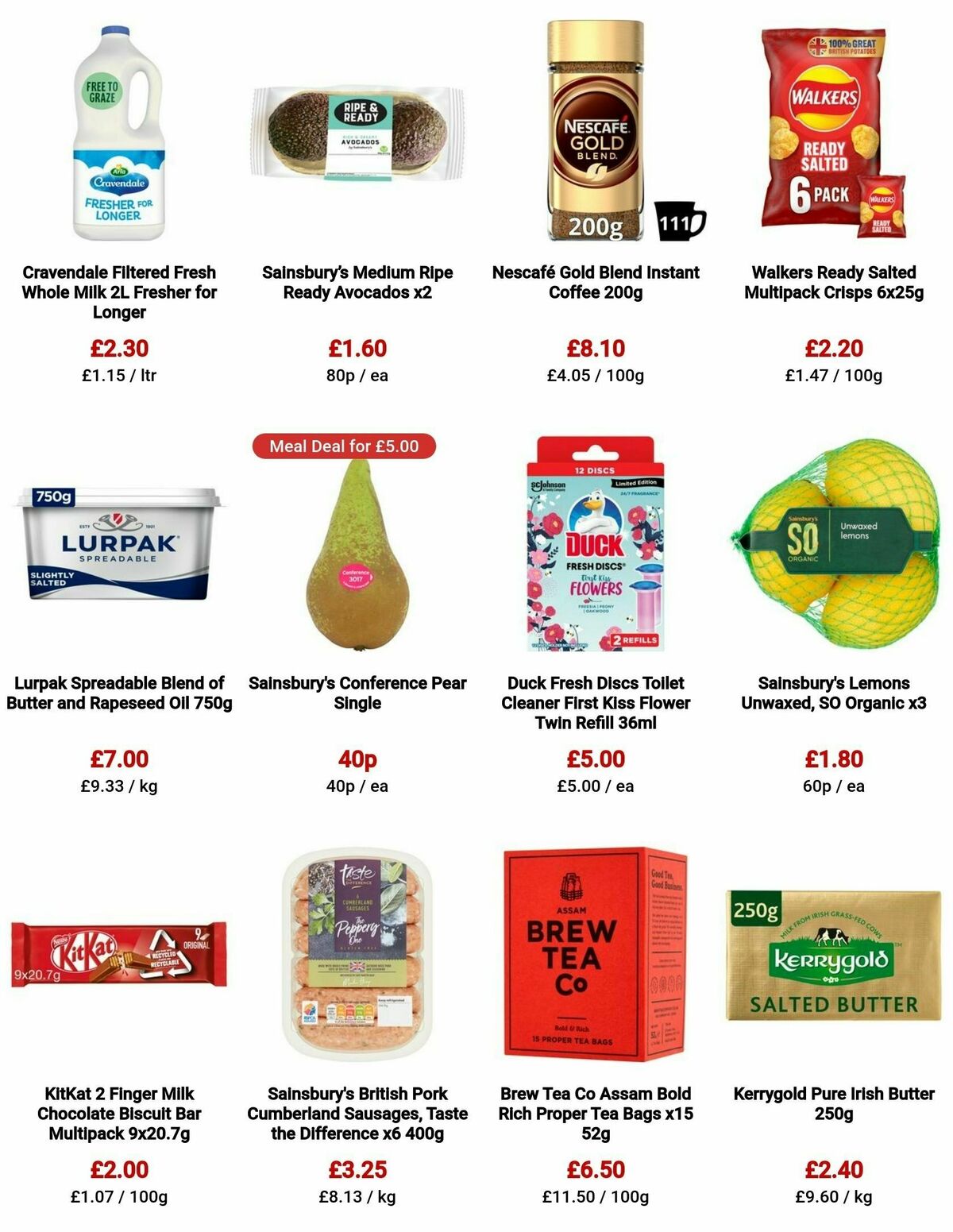 Sainsbury's Offers from 4 August