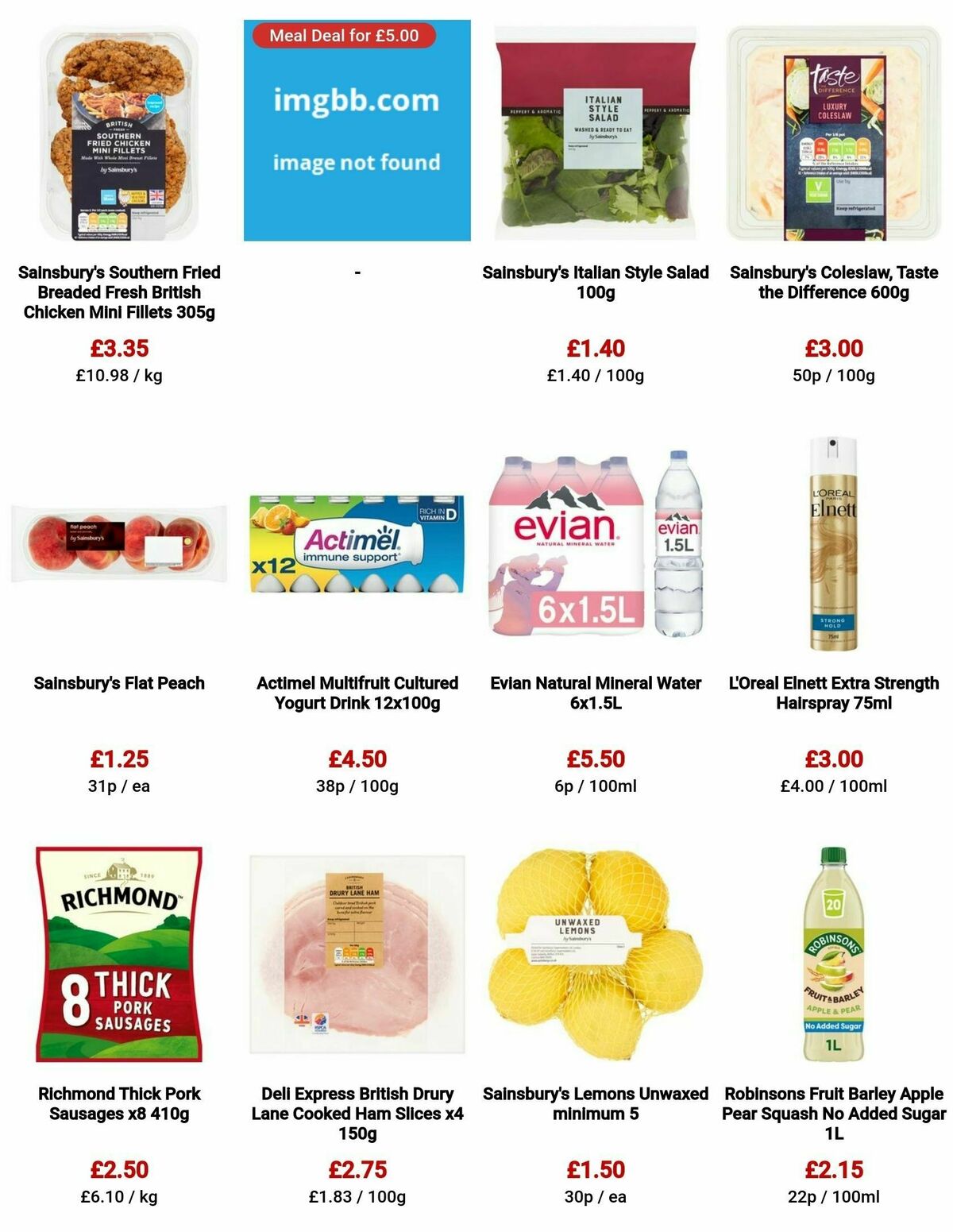 Sainsbury's Offers from 4 August