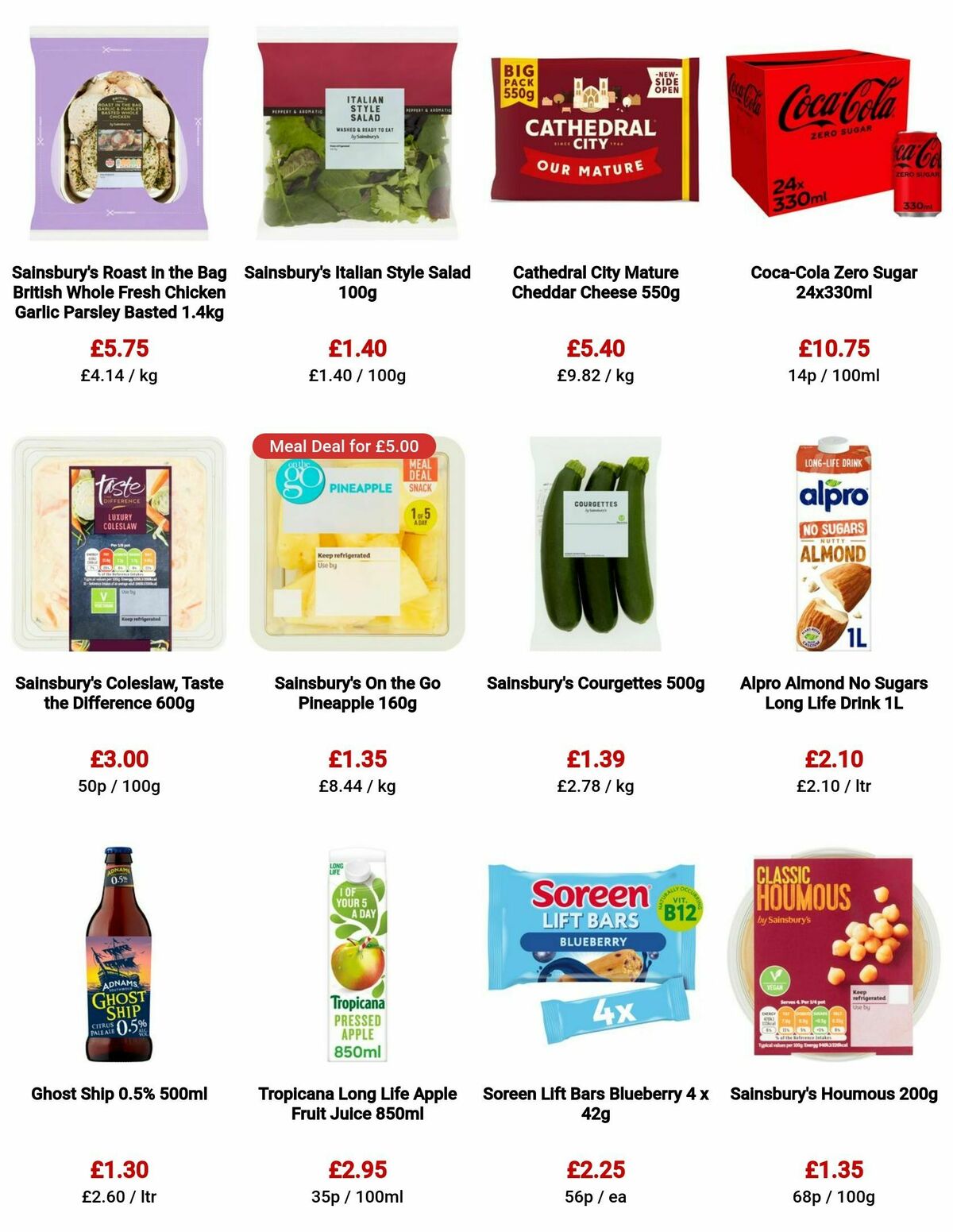 Sainsbury's Offers from 11 August