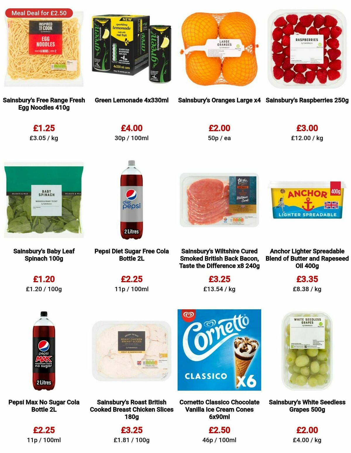 Sainsbury's Offers from 11 August