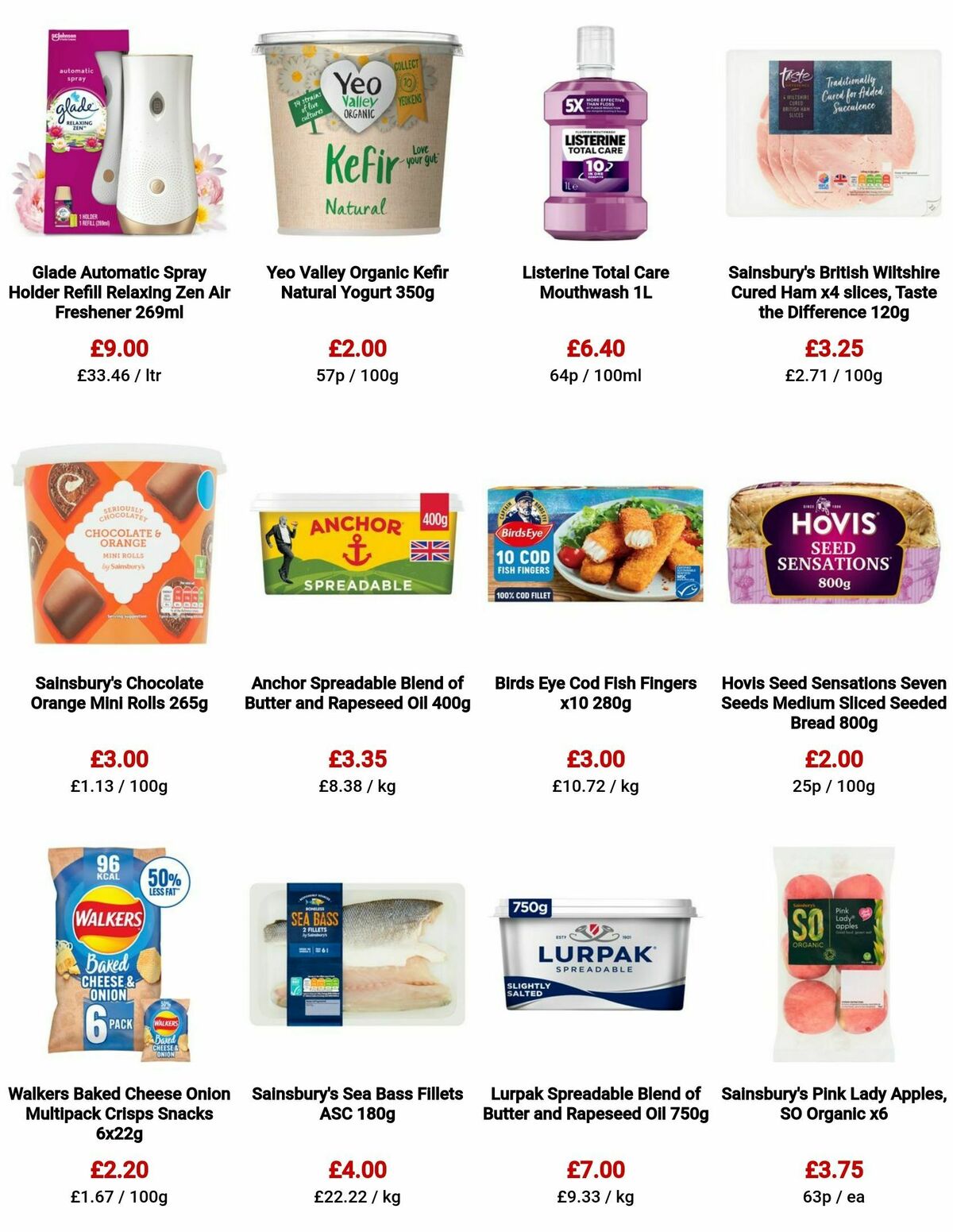 Sainsbury's Offers from 11 August