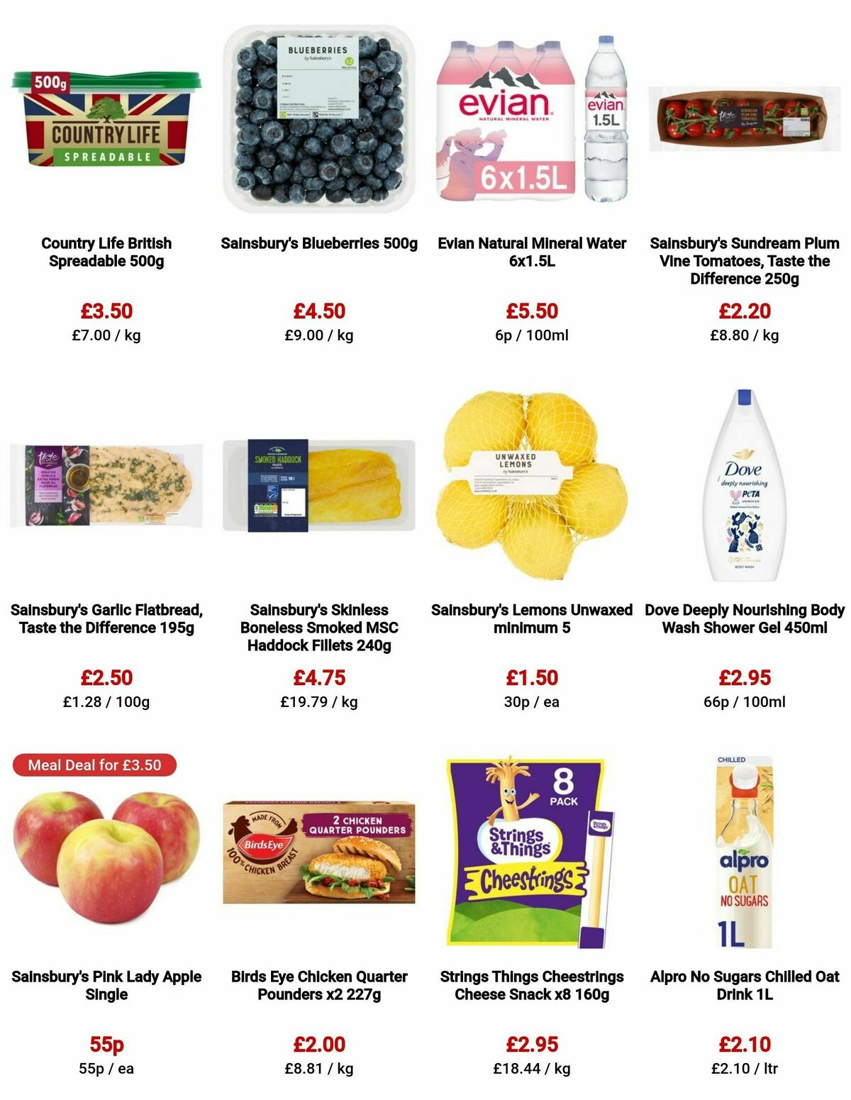 Sainsbury's Offers from 11 August