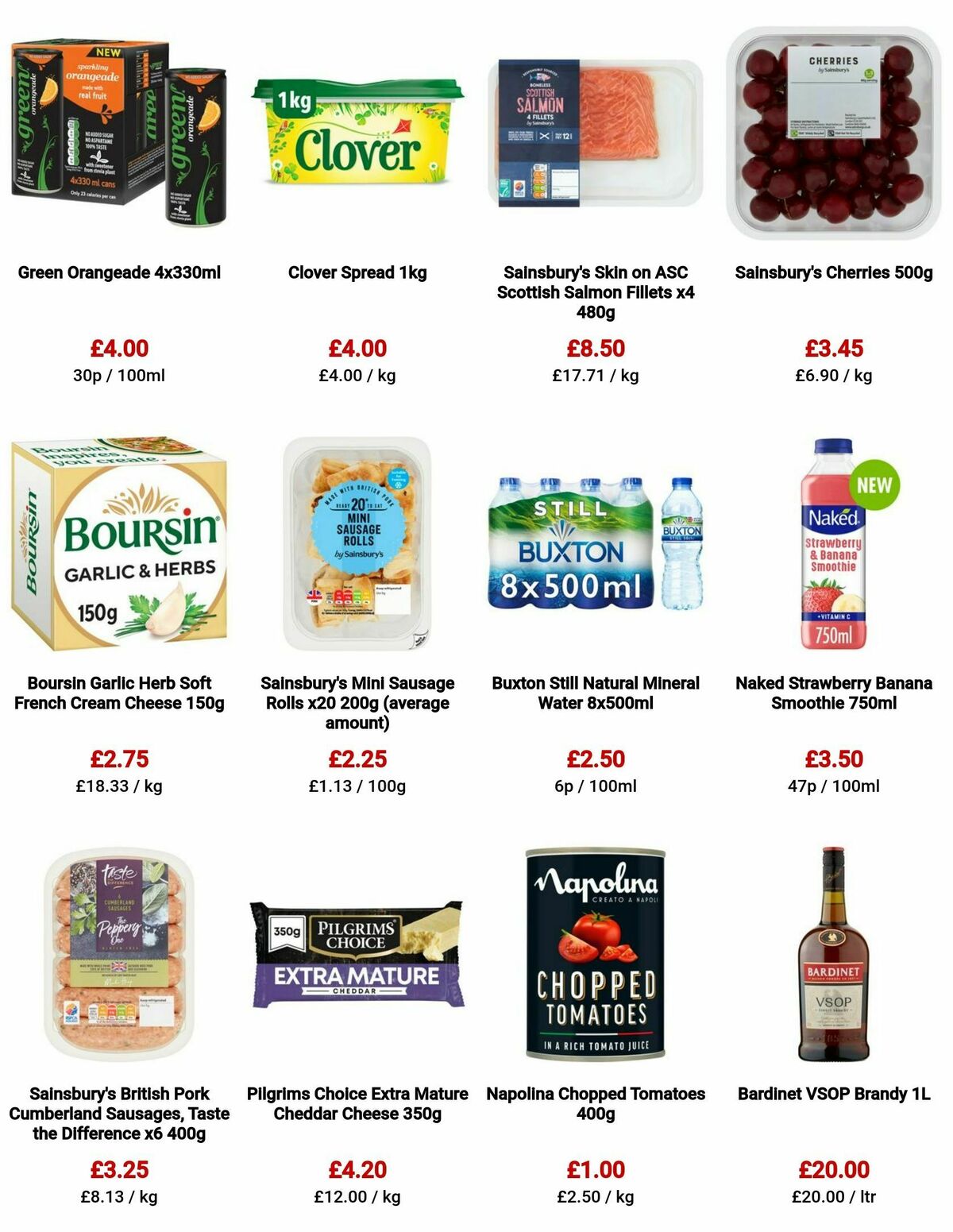 Sainsbury's Offers from 11 August