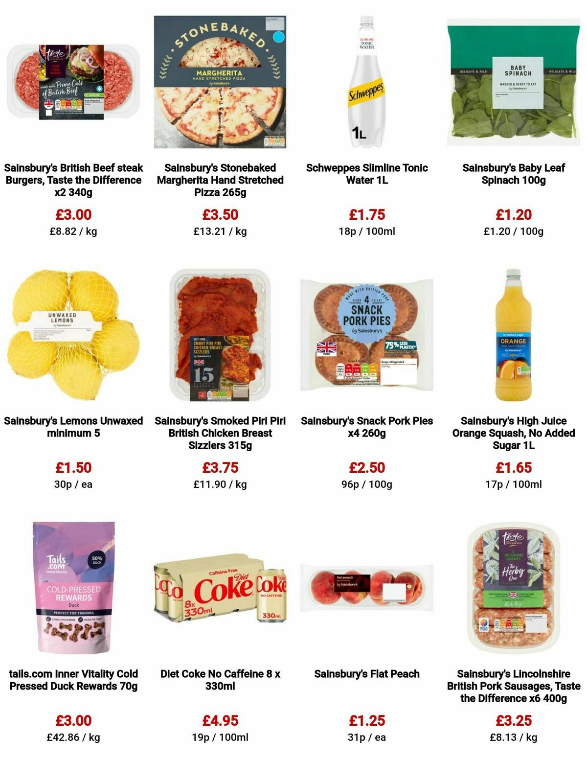 Sainsbury's Offers from 18 August
