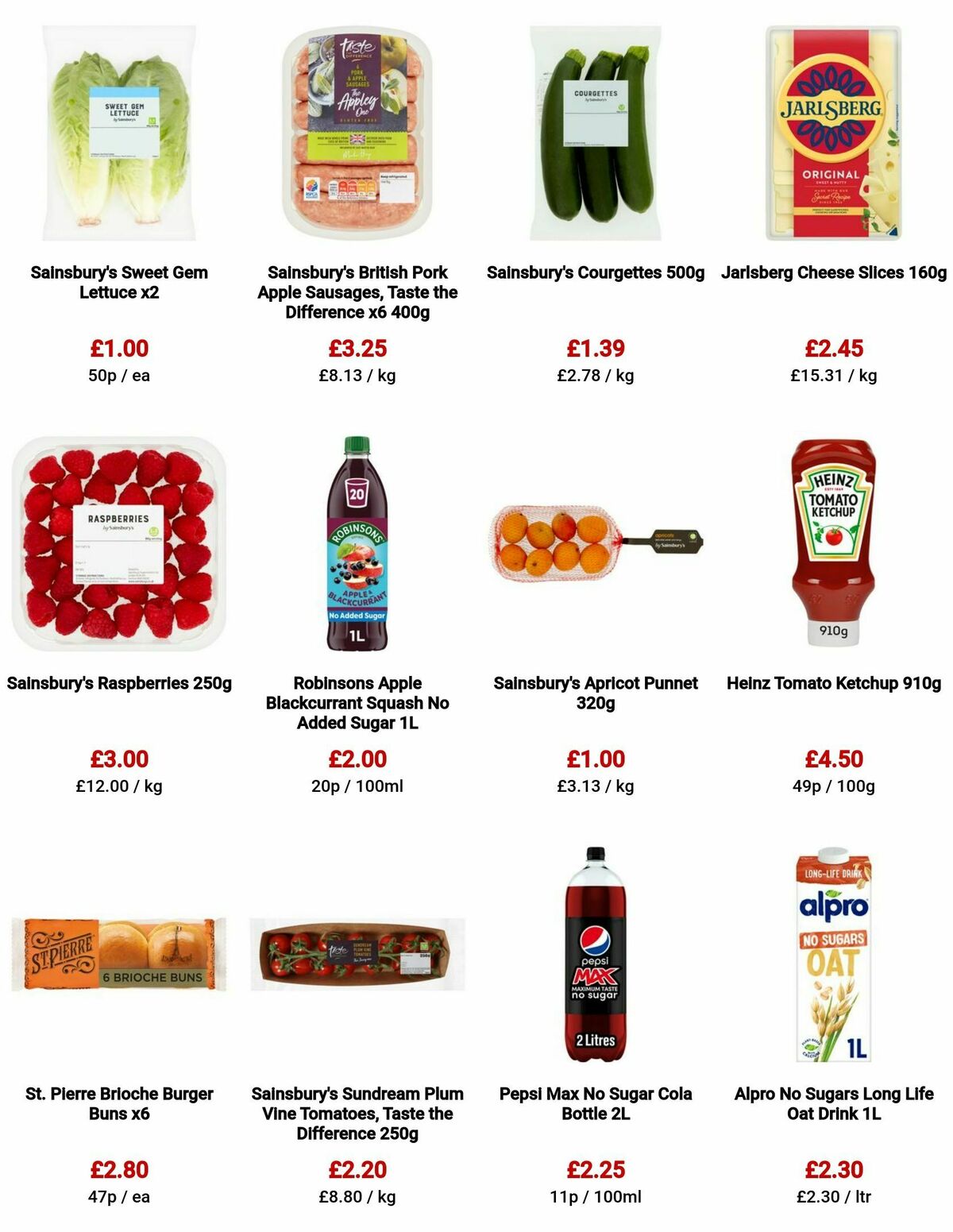 Sainsbury's Offers from 18 August