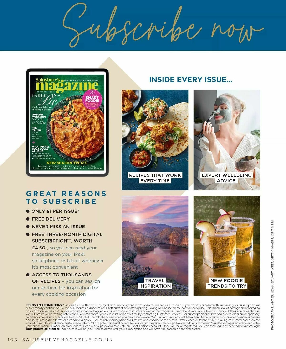 Sainsbury's Magazine September Offers from 1 September