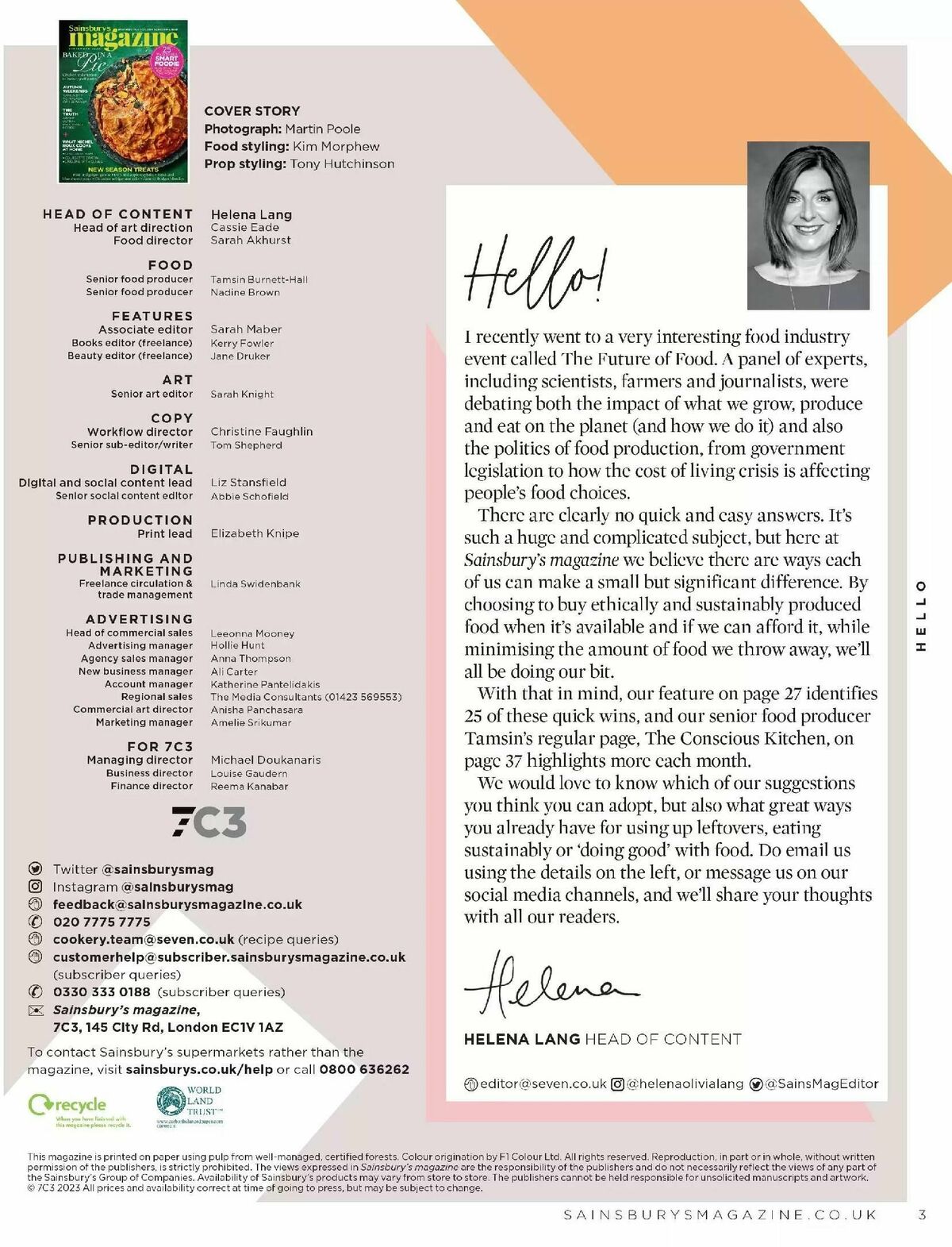 Sainsbury's Magazine September Offers from 1 September