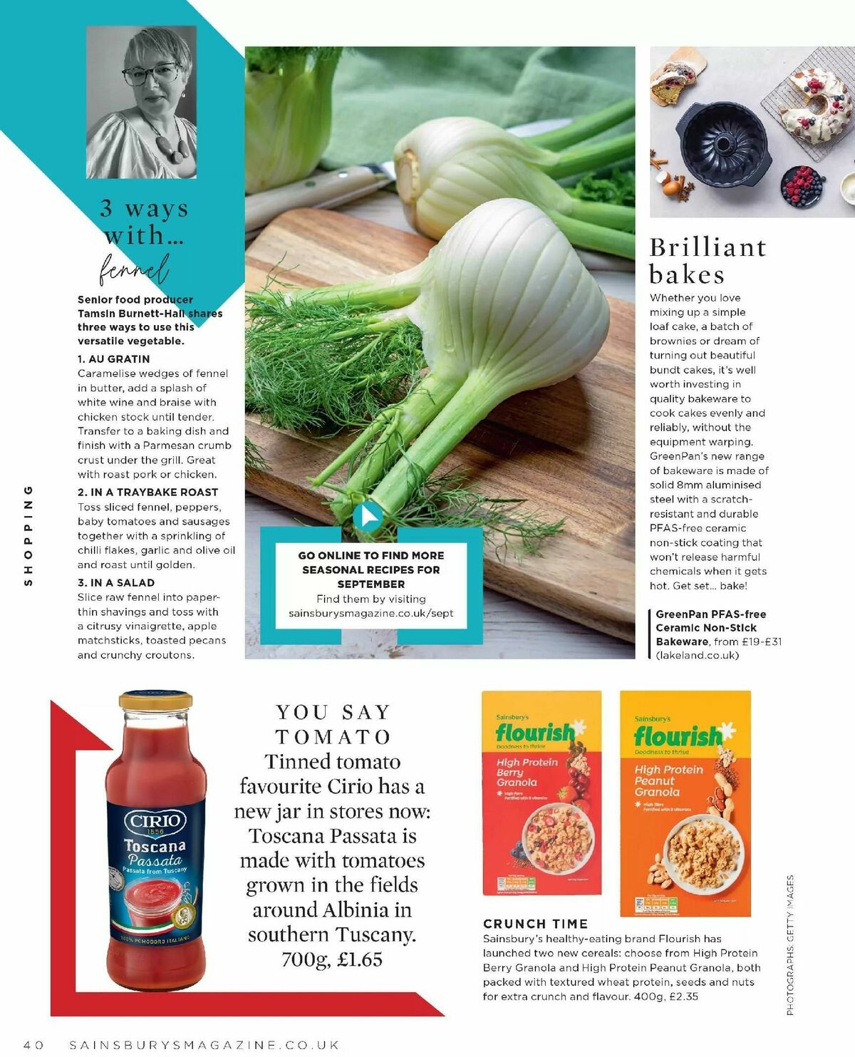 Sainsbury's Magazine September Offers from 1 September