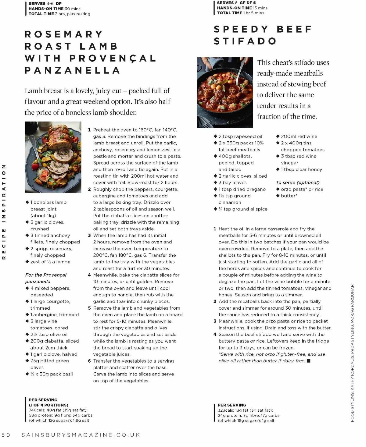 Sainsbury's Magazine September Offers from 1 September