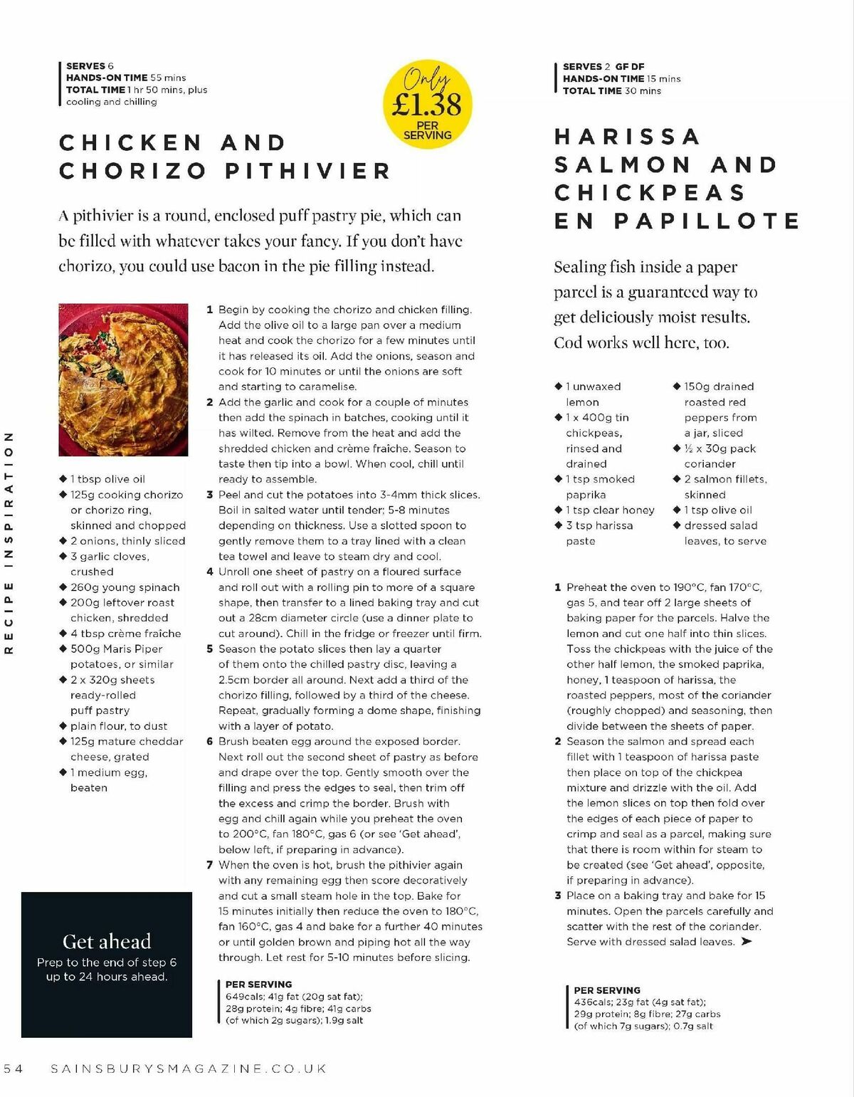 Sainsbury's Magazine September Offers from 1 September