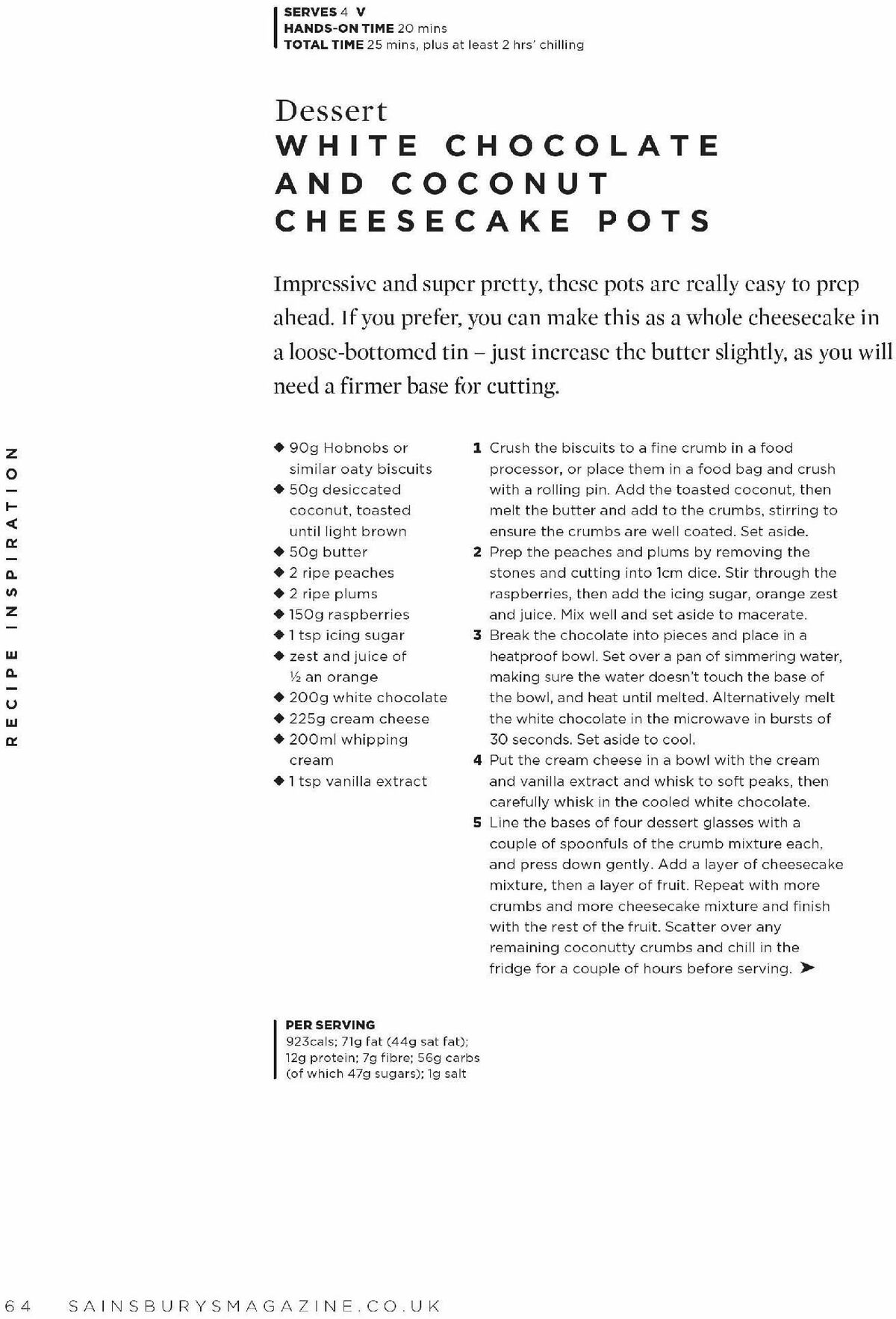 Sainsbury's Magazine September Offers from 1 September