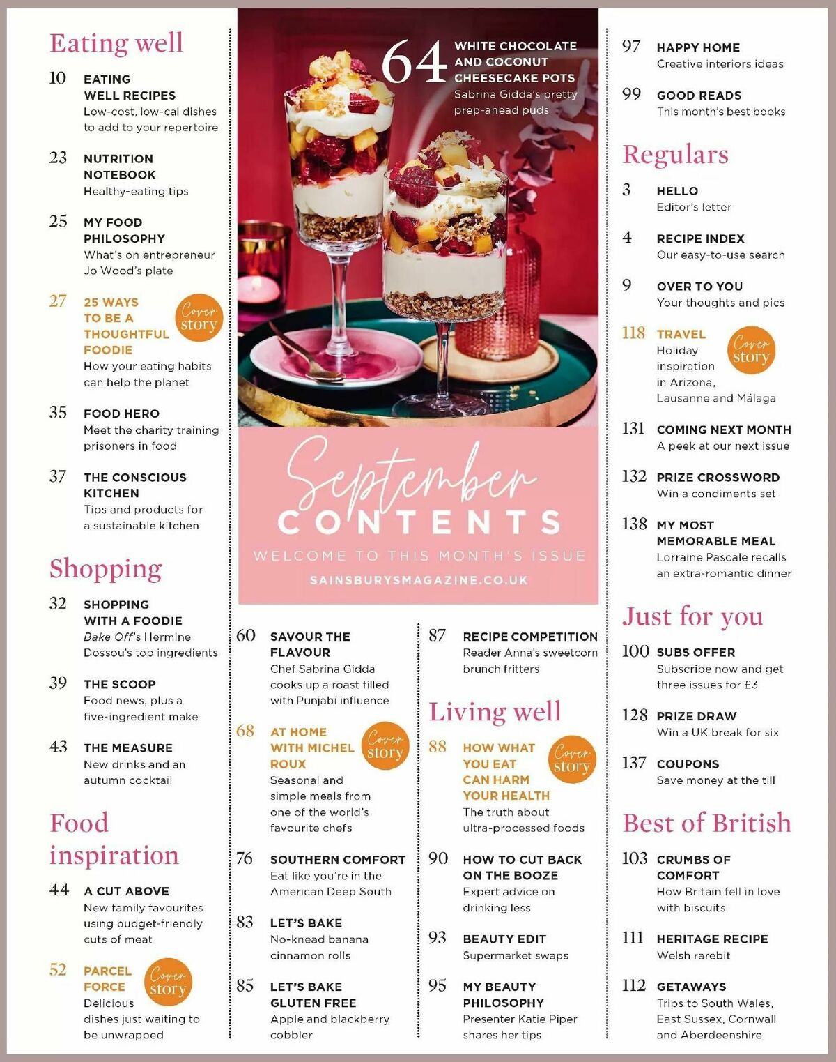 Sainsbury's Magazine September Offers from 1 September