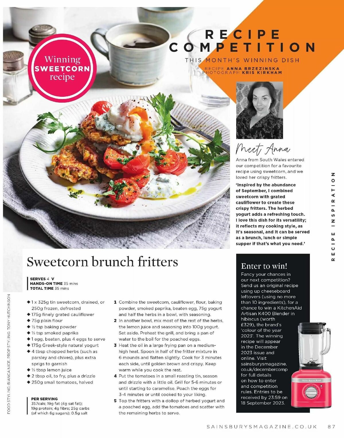 Sainsbury's Magazine September Offers from 1 September