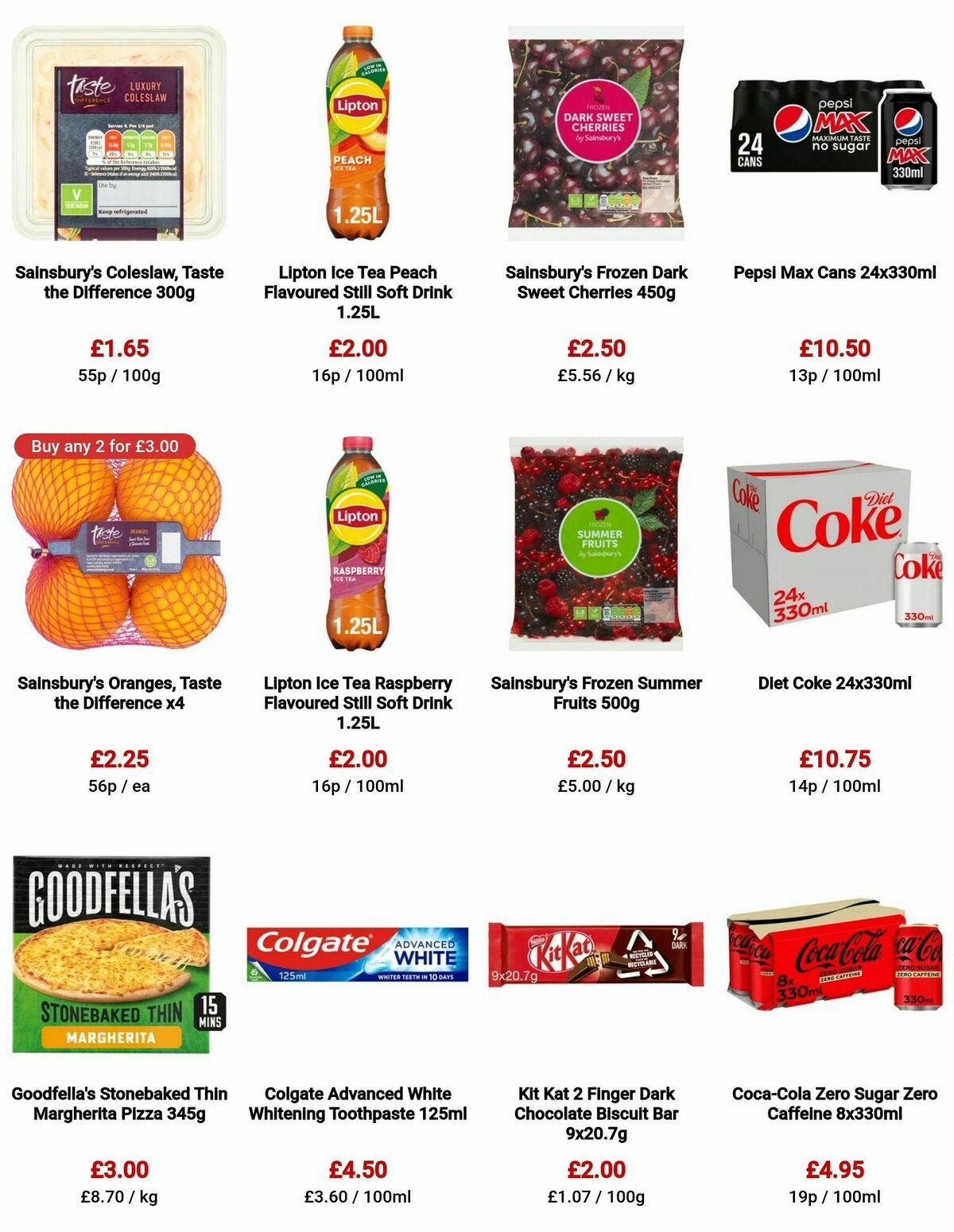 Sainsbury's Offers from 1 September