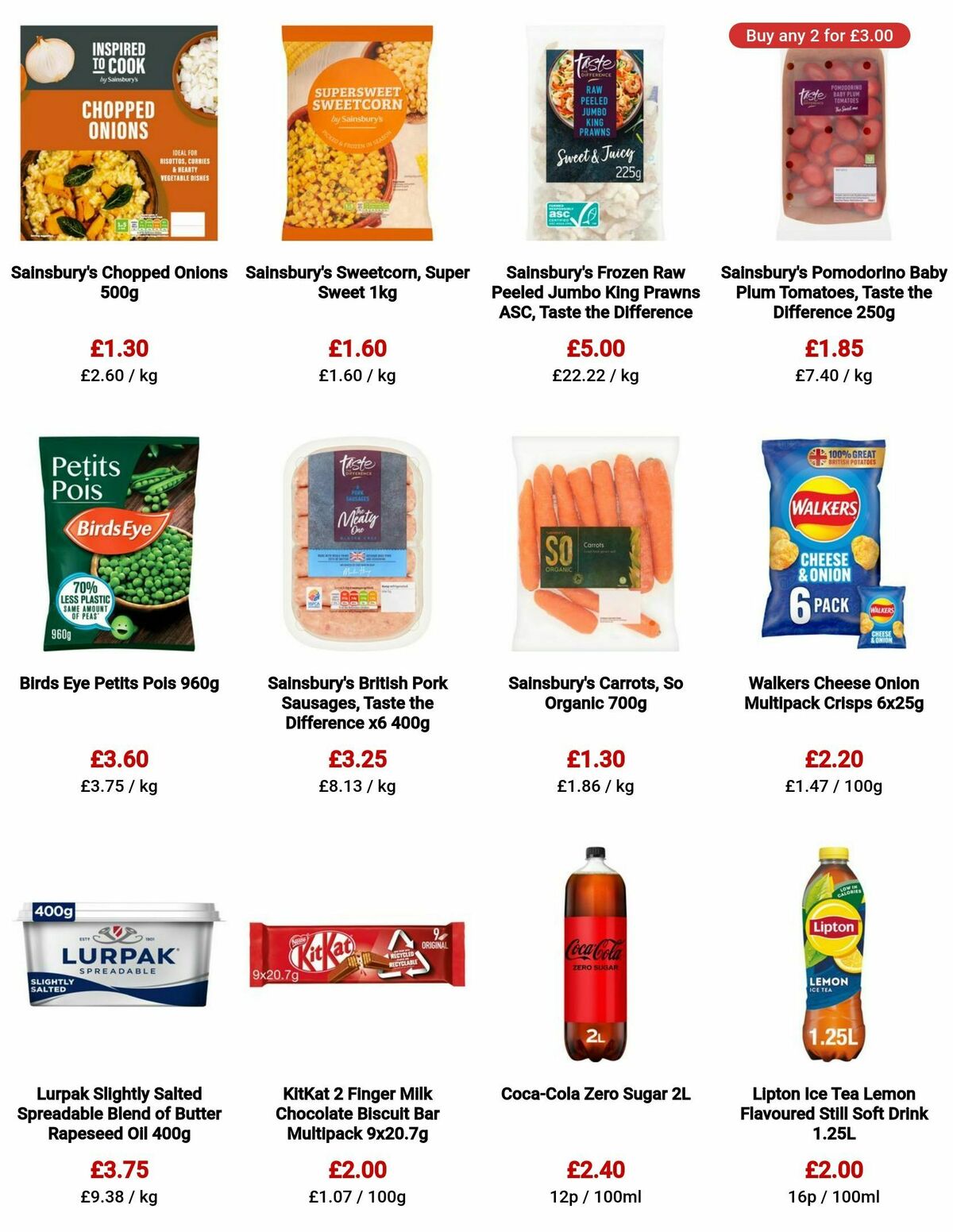 Sainsbury's Offers from 1 September