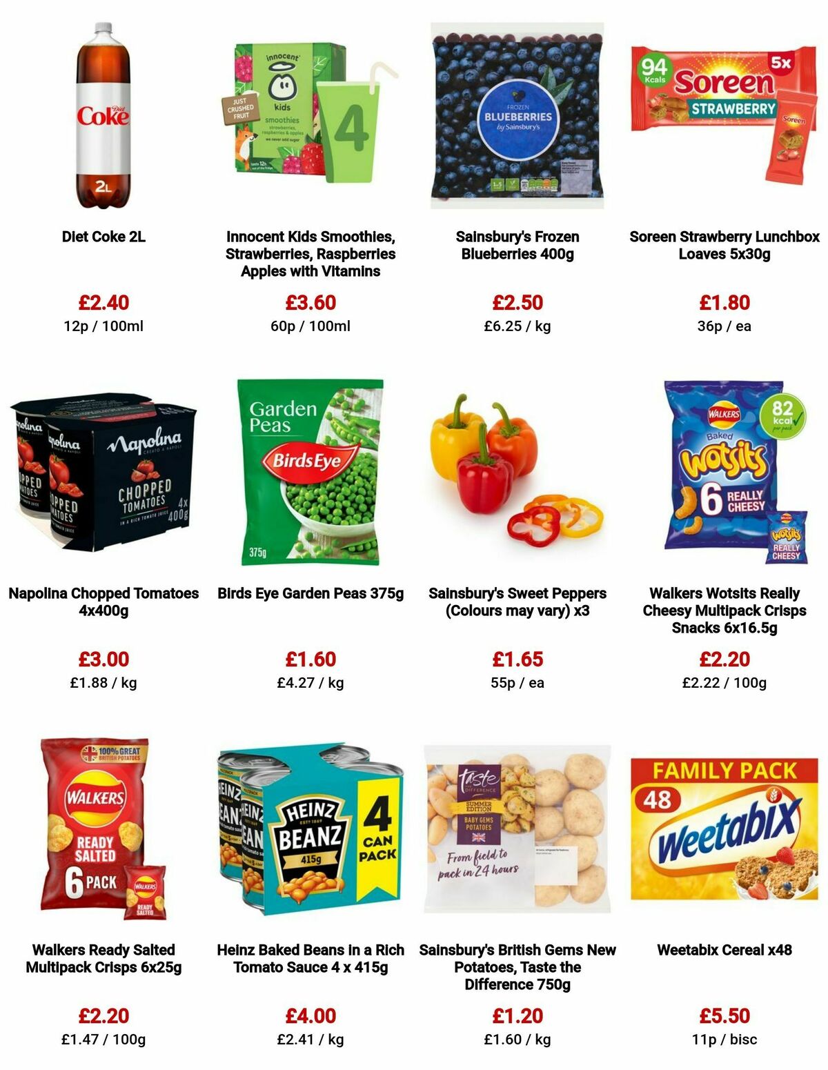 Sainsbury's Offers from 1 September